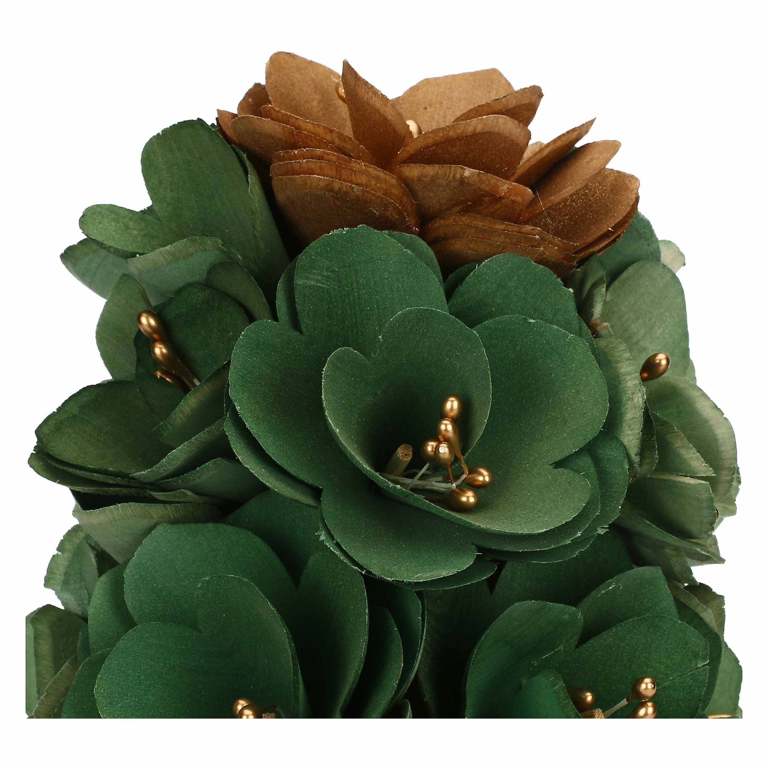 Set da 2, Cono, Loronelverde - Legno E Materiali Naturali, H 40 cm