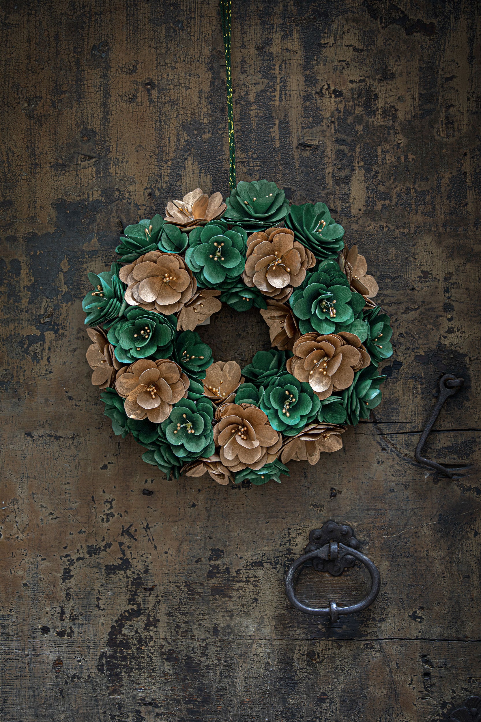 Set da 2, Cono, Loronelverde - Legno E Materiali Naturali, H 50 cm