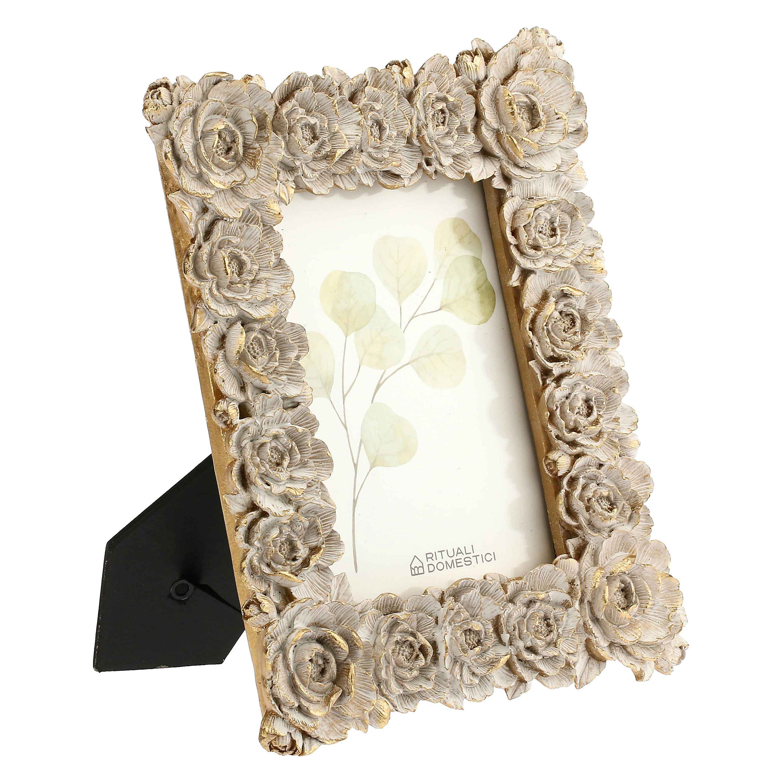 Damask Photo Frame, Looking at You - Resin, 13x18 cm