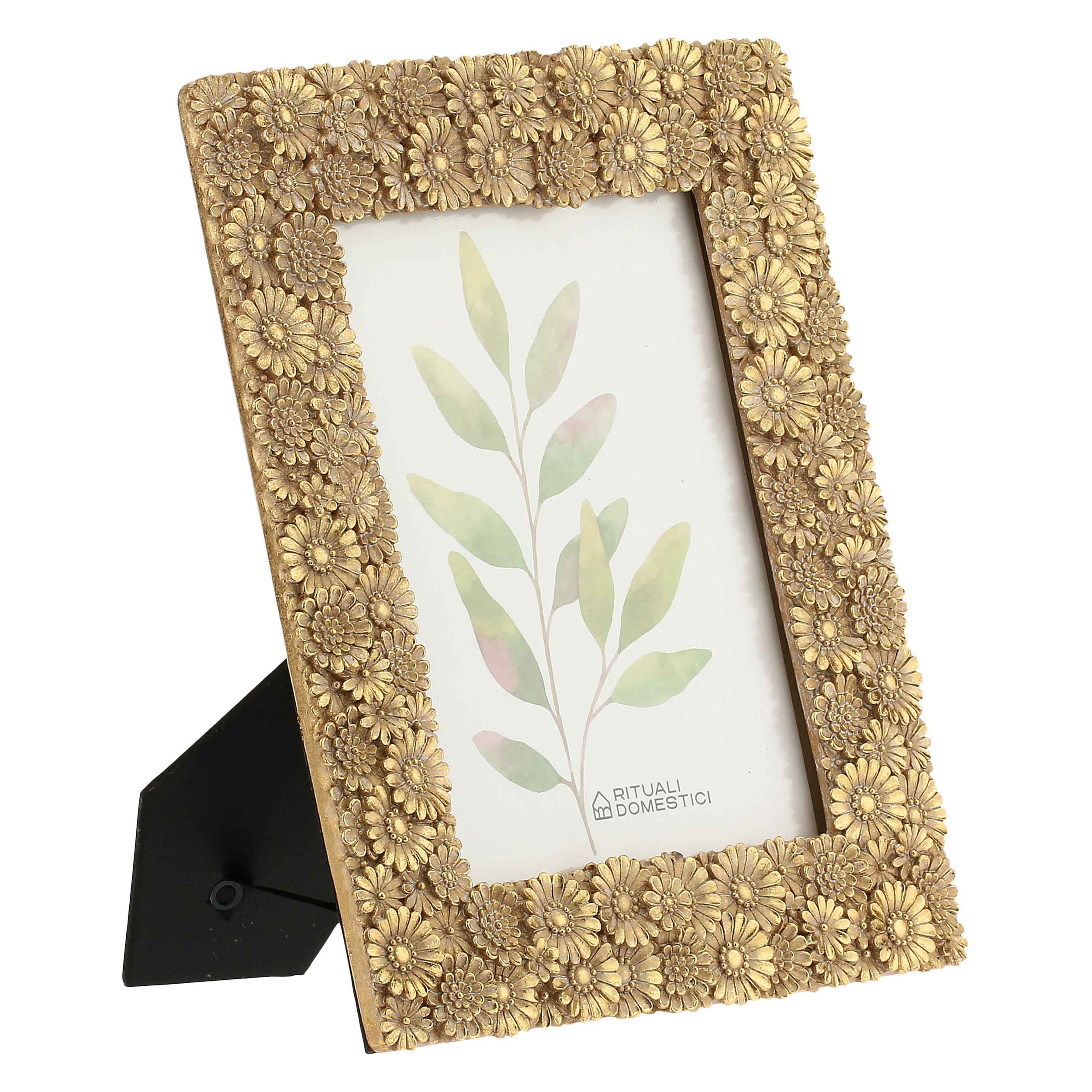 Gerbera Photo Frame, Looking at You - Resin, 15x20 cm