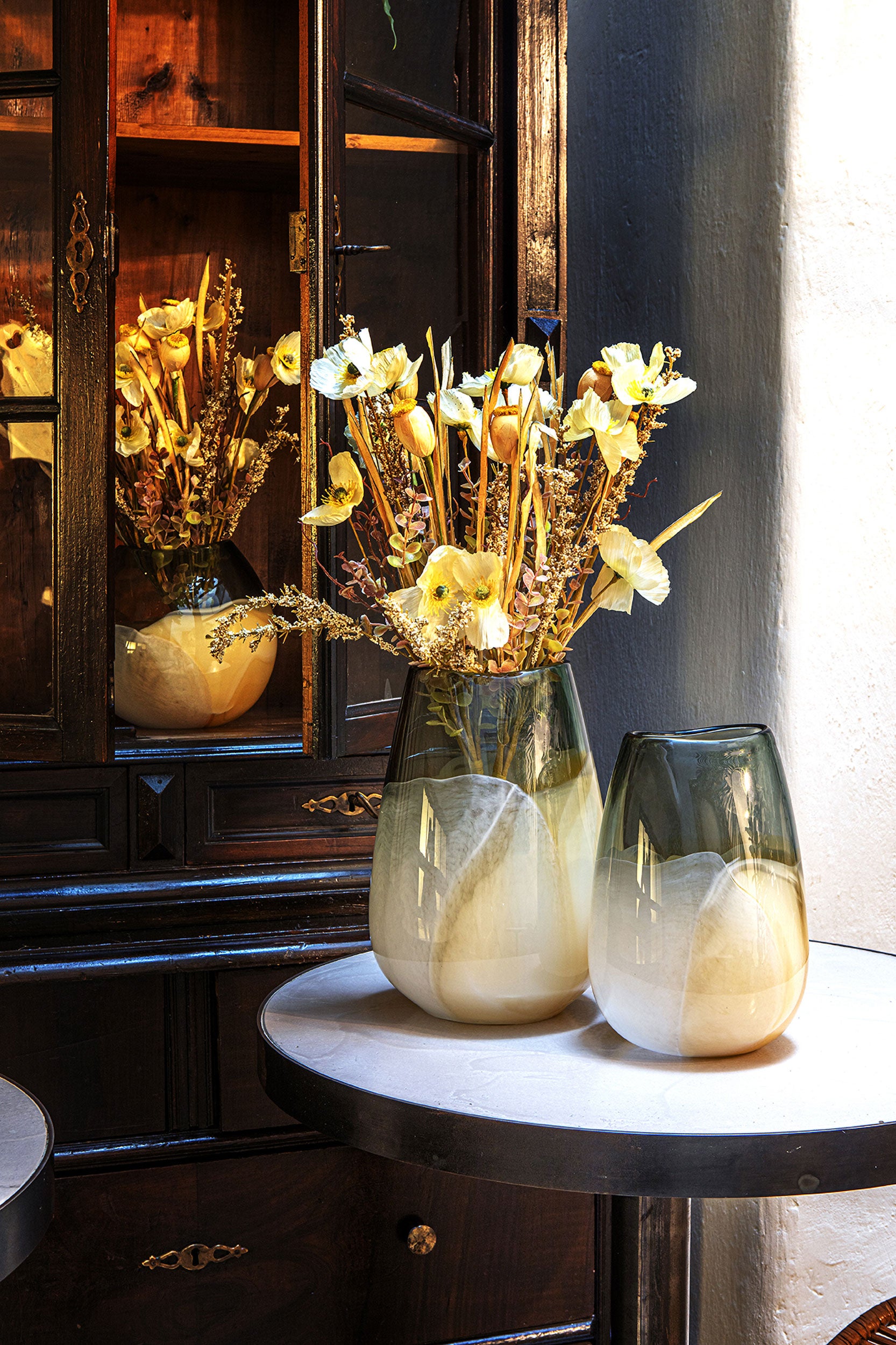 Vaso M, Intonato - Vetro, 16x16x23 cm