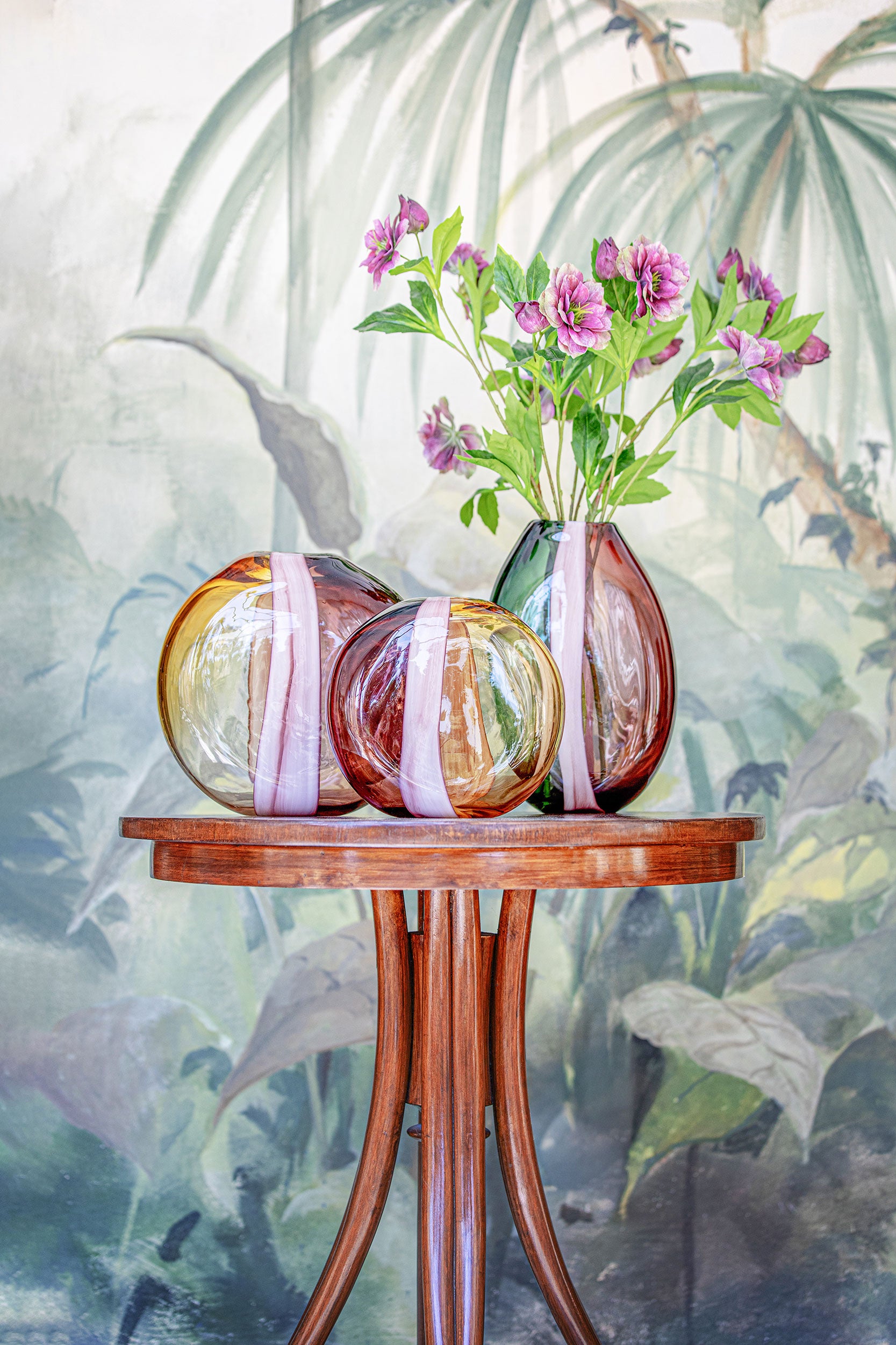 Vaso Giallo S, Sullatela - Vetro, 21,5x11,5x21 cm