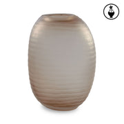 Vaso M, Striati - Vetro, 20x19x27 cm