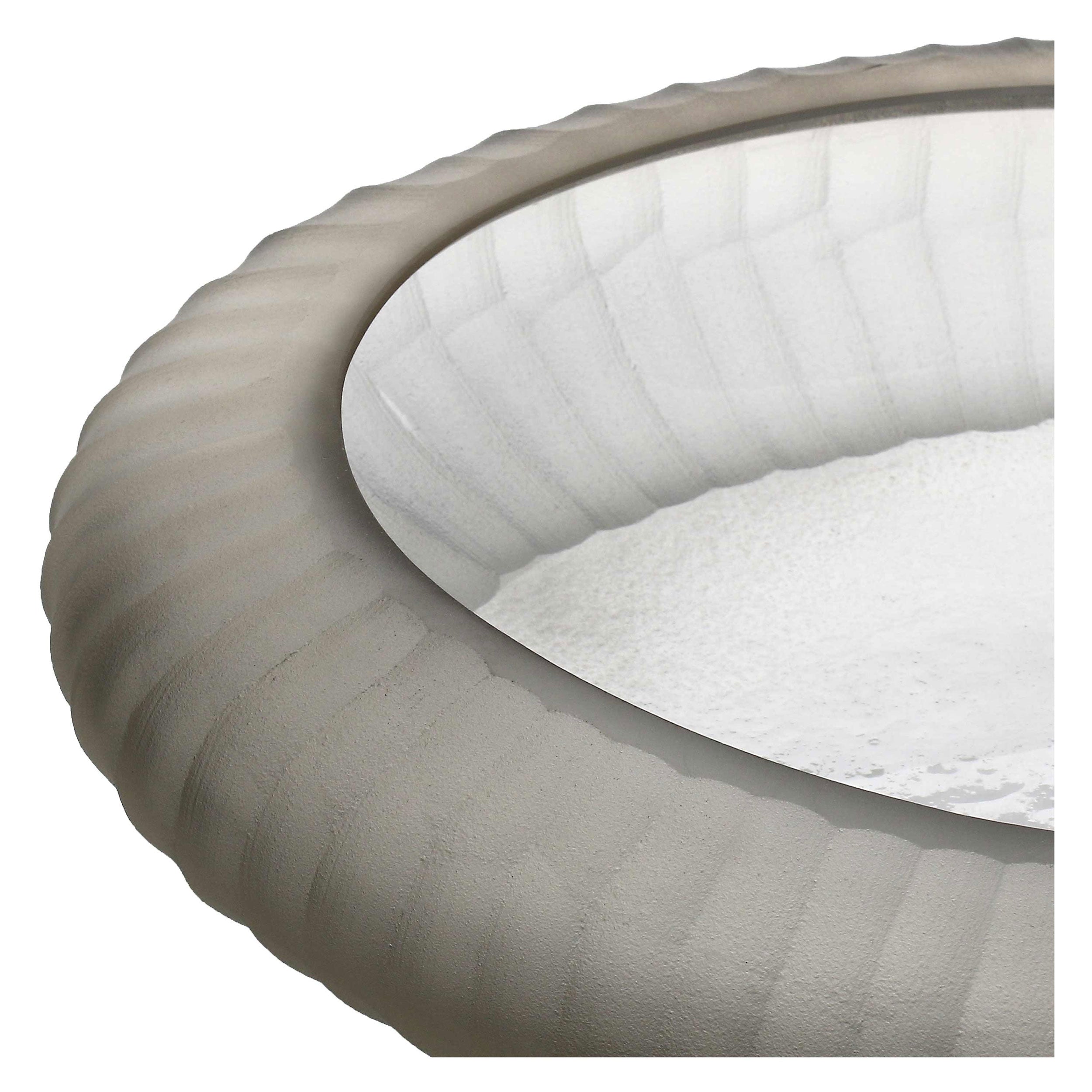 Vaso Basso, Striati - Vetro, 36,5x30x7,5 cm