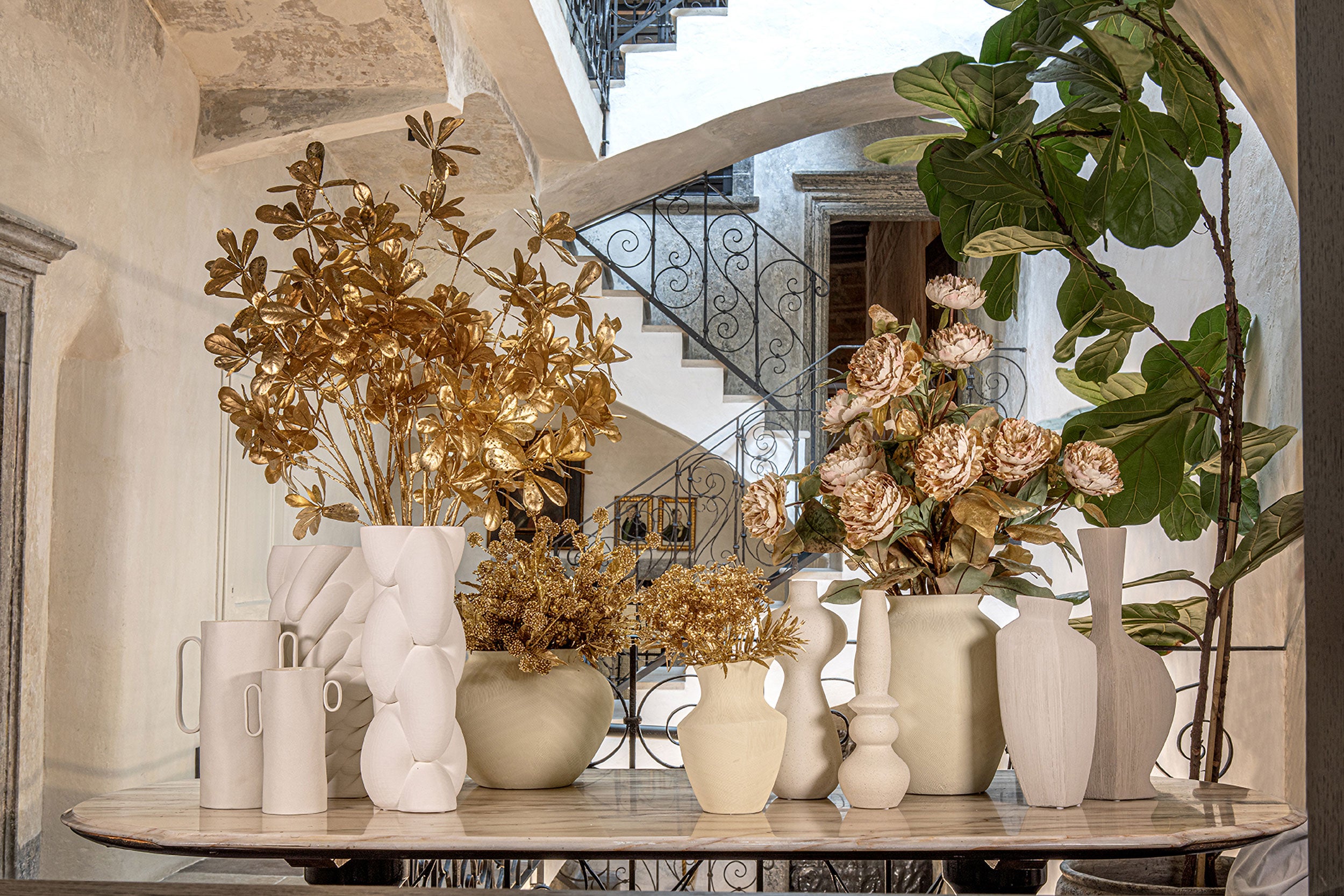 Vaso Basso, Portami - Ceramica, 32 x 31 x 11 cm