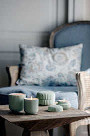 Candela Verde L, Sofficeluce - Gres e Cera, 11x11x11 cm