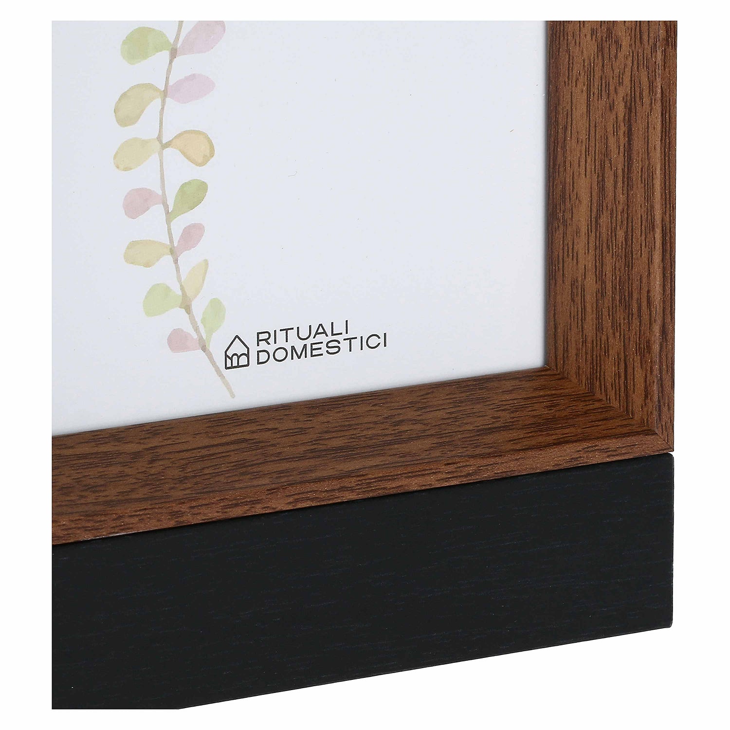 Portafoto Nero M, Senzafiltri - Legno, vetro, 14,5x3x17,5 cm