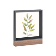 Portafoto Nero L, Senzafiltri - Legno, vetro, 17x3x20 cm