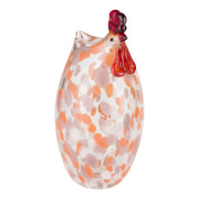 Gallina Alta Rosa, Rosamunda - Vetro Soffiato, 13,5x13,5x27,5 cm