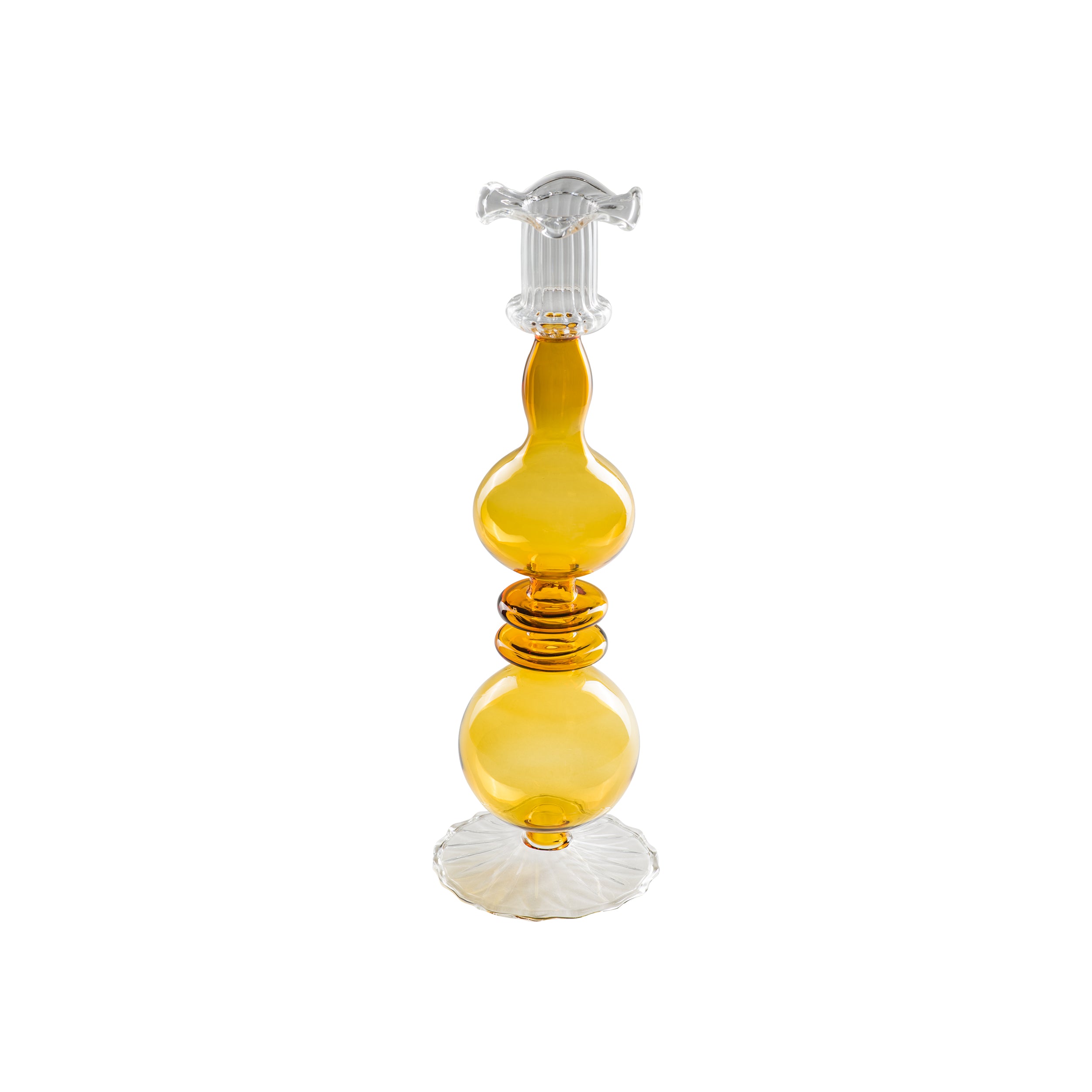Portacandela M, Allacorte - Vetro Borosilicato, 9x9x28 cm