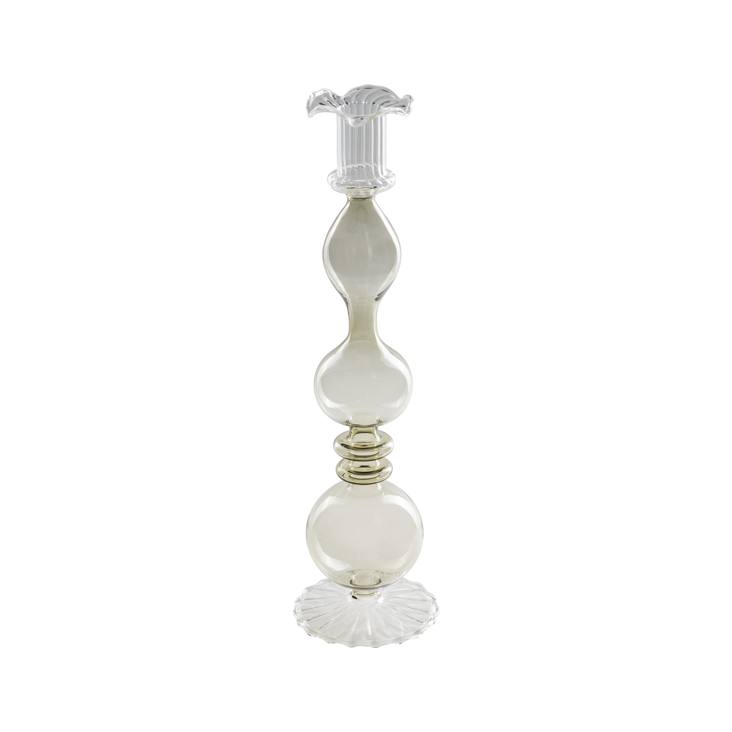 Portacandela L, Allacorte - Vetro Borosilicato, 9x9x32,5 cm
