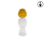 Vaso Monofiore L Ambra, Versavice - Vetro Borosilicato, 9x9x27 cm