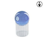 Vaso Medio Azzurro, Allacorte - Vetro Borosilicato, 10x10x17 cm
