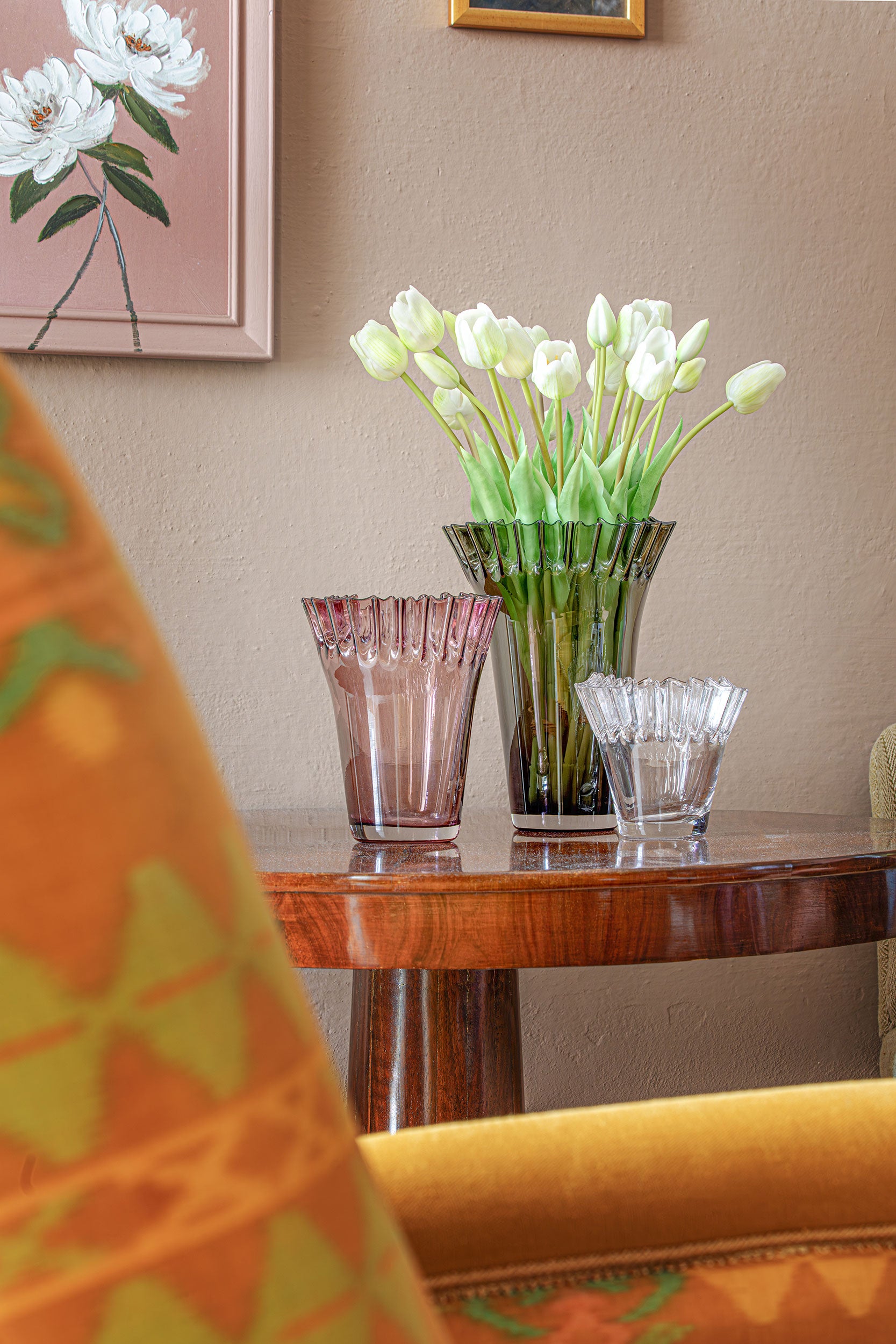 Vaso Plisse L, Gala - Vetro, 21x21x29 cm