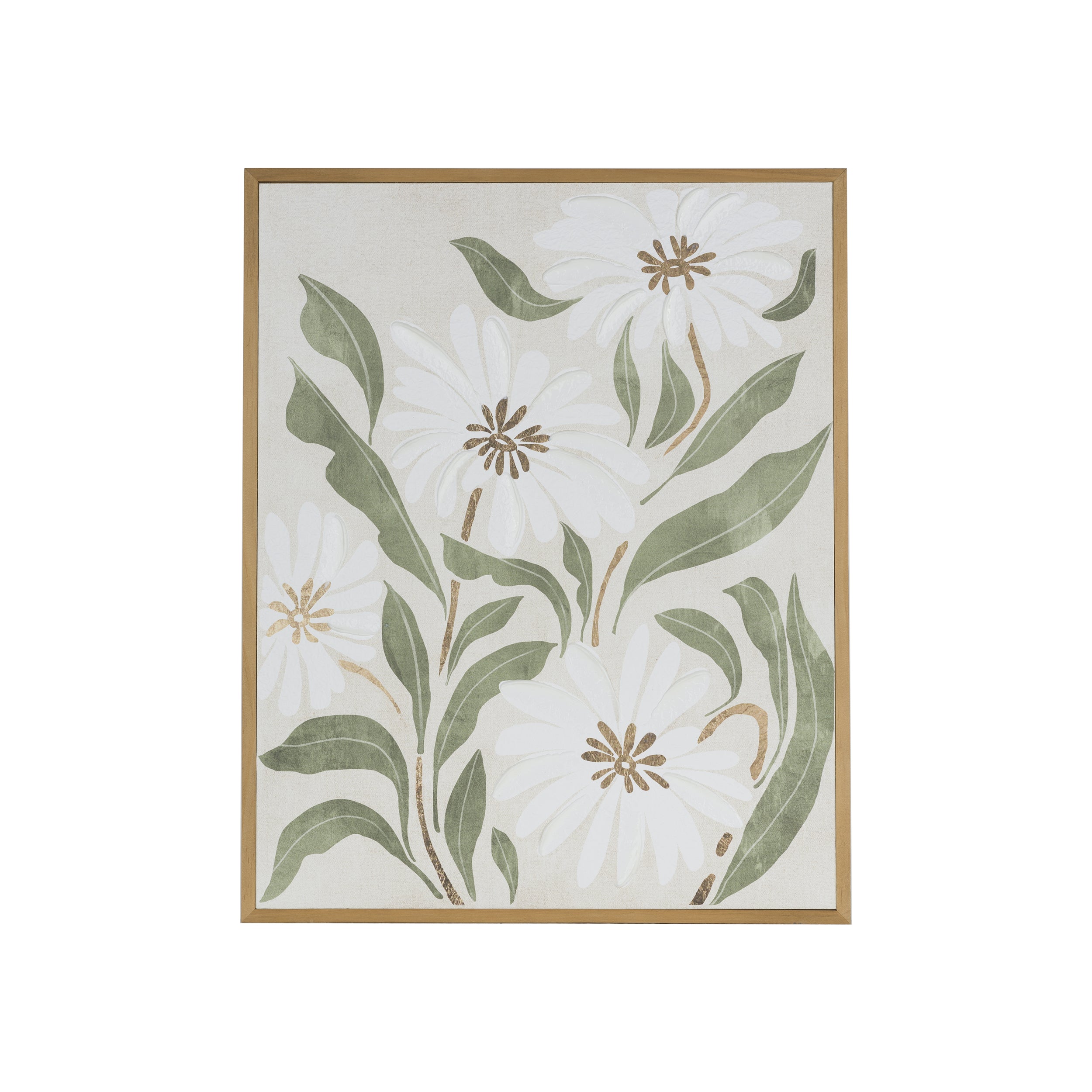 Fiori Bianchi, Soqquadro - Legno, 40x50 cm