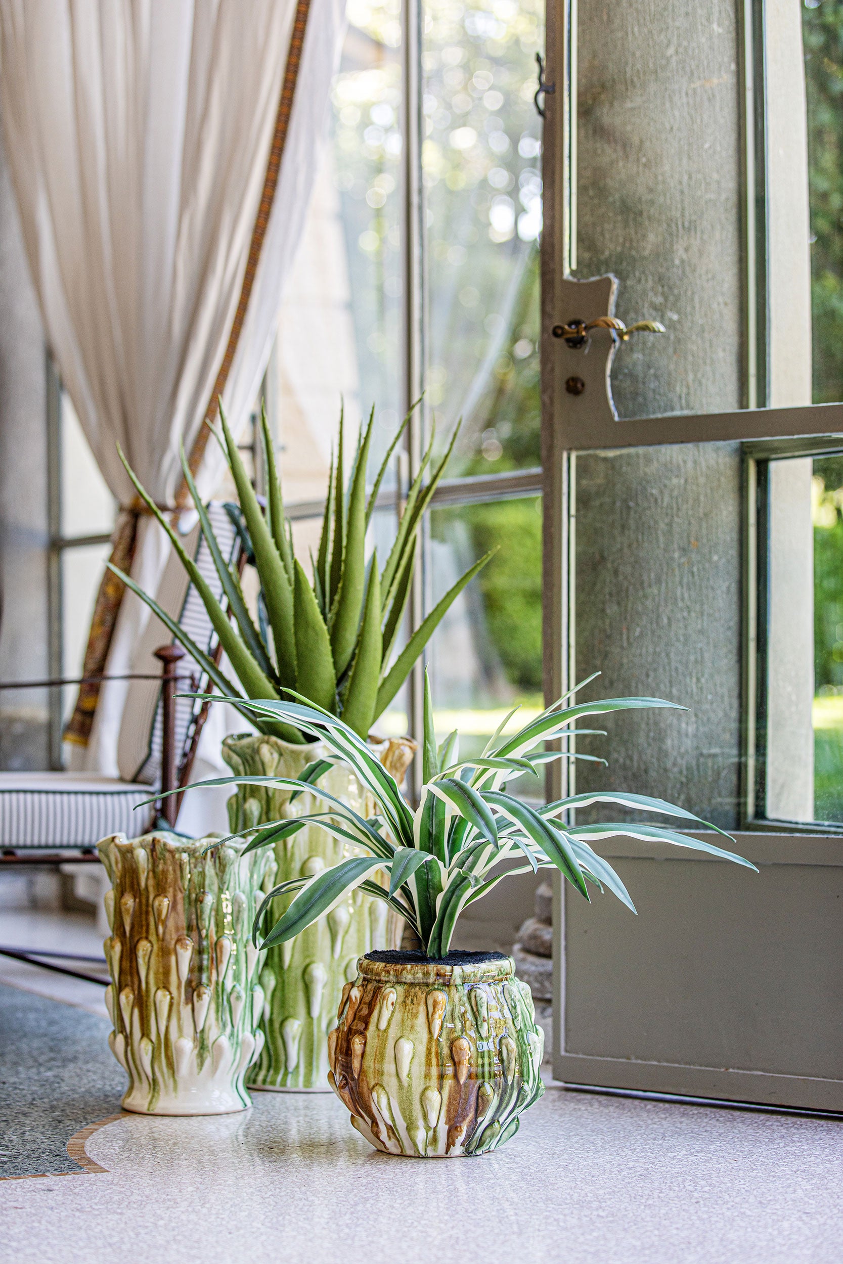 Vaso Gocce M, Reginaldo - Terracotta, 23x23x35 cm