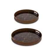 Set Vassoi Pavone, Galateo - Pvc, 39,5x39,5x4cm 34x34x4cm
