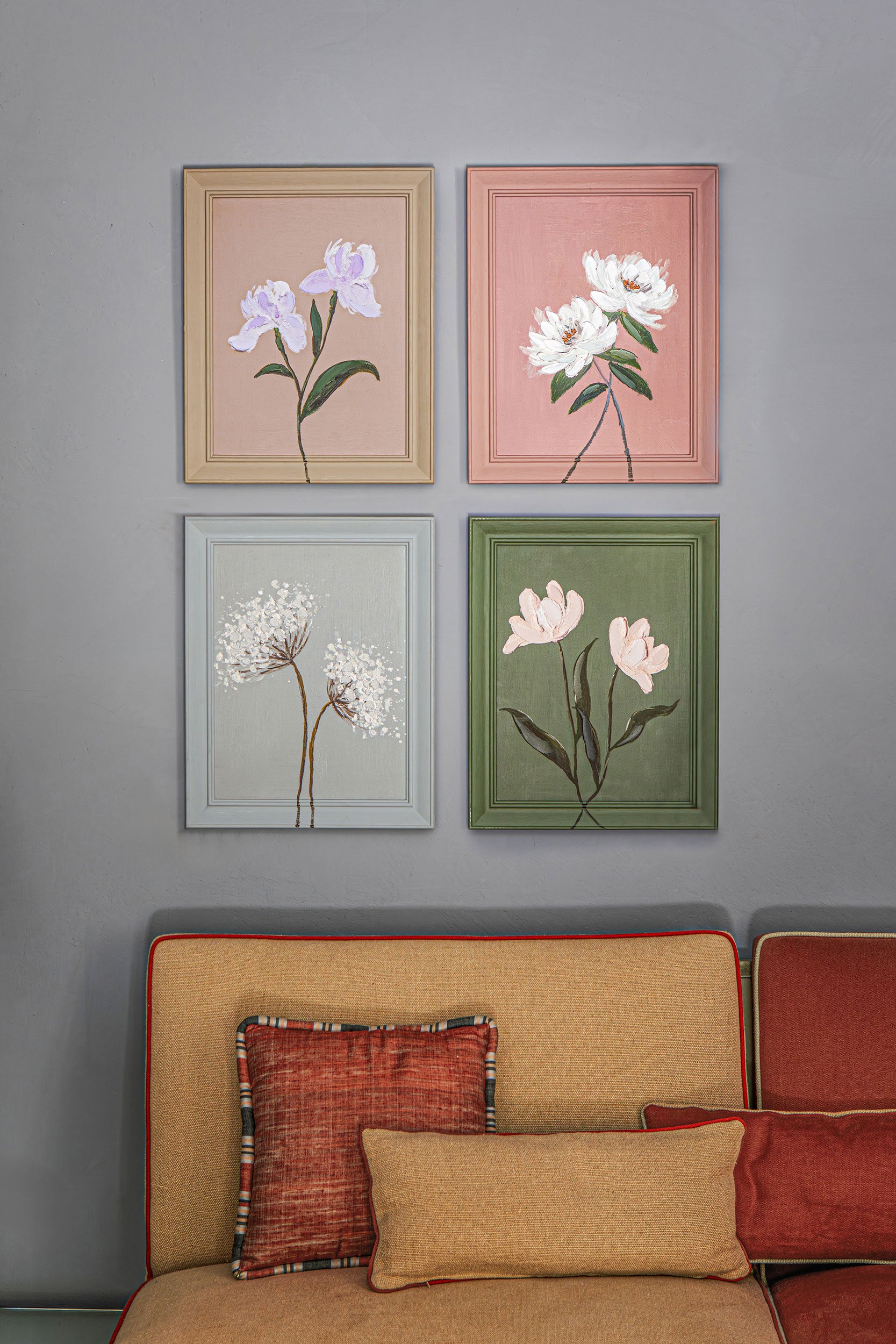 Tuttuno Quadro Azzurro - Legno,40x50x2.3 cm