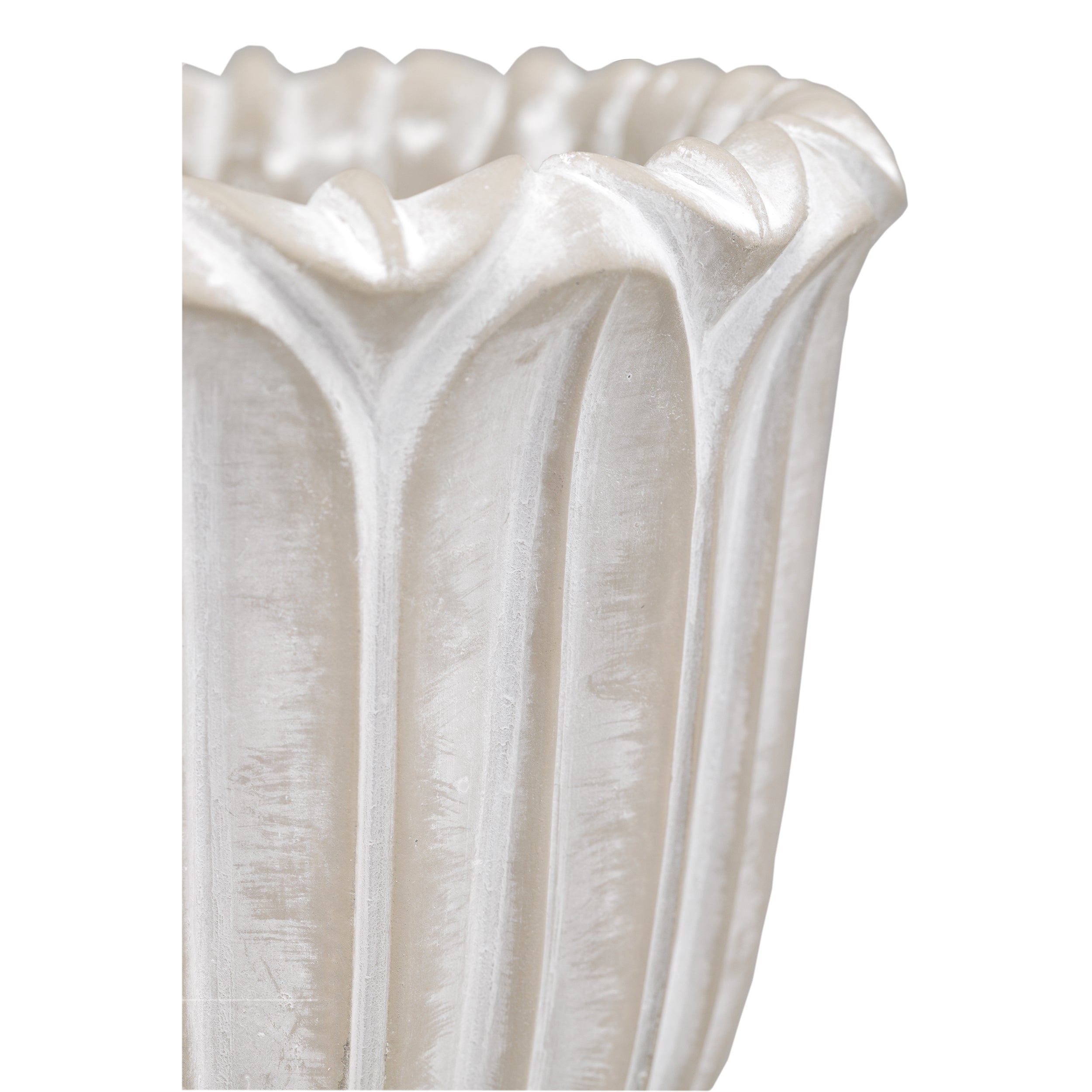 Set da 4 - Campanula Cachepot S - Cemento,16 x 16 x 13.5 cm