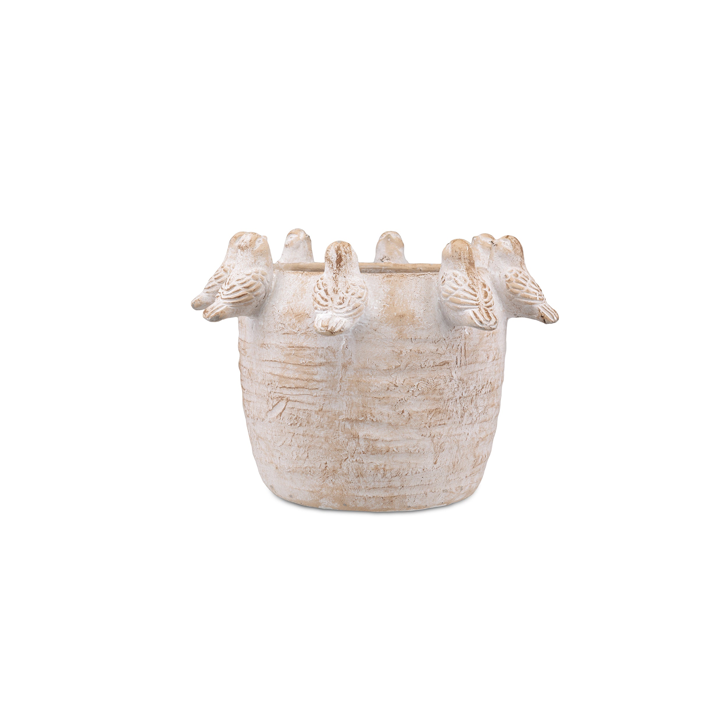 Girotondo Cachepot L - Cemento,28 x 28 x 19.5 cm