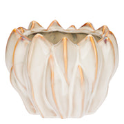 Set da 2 - Brassica Cachepot M Crema - Stoneware,Ø19x15 cm