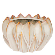 Brassica Cachepot L Crema - Stoneware,Ø26x16 cm