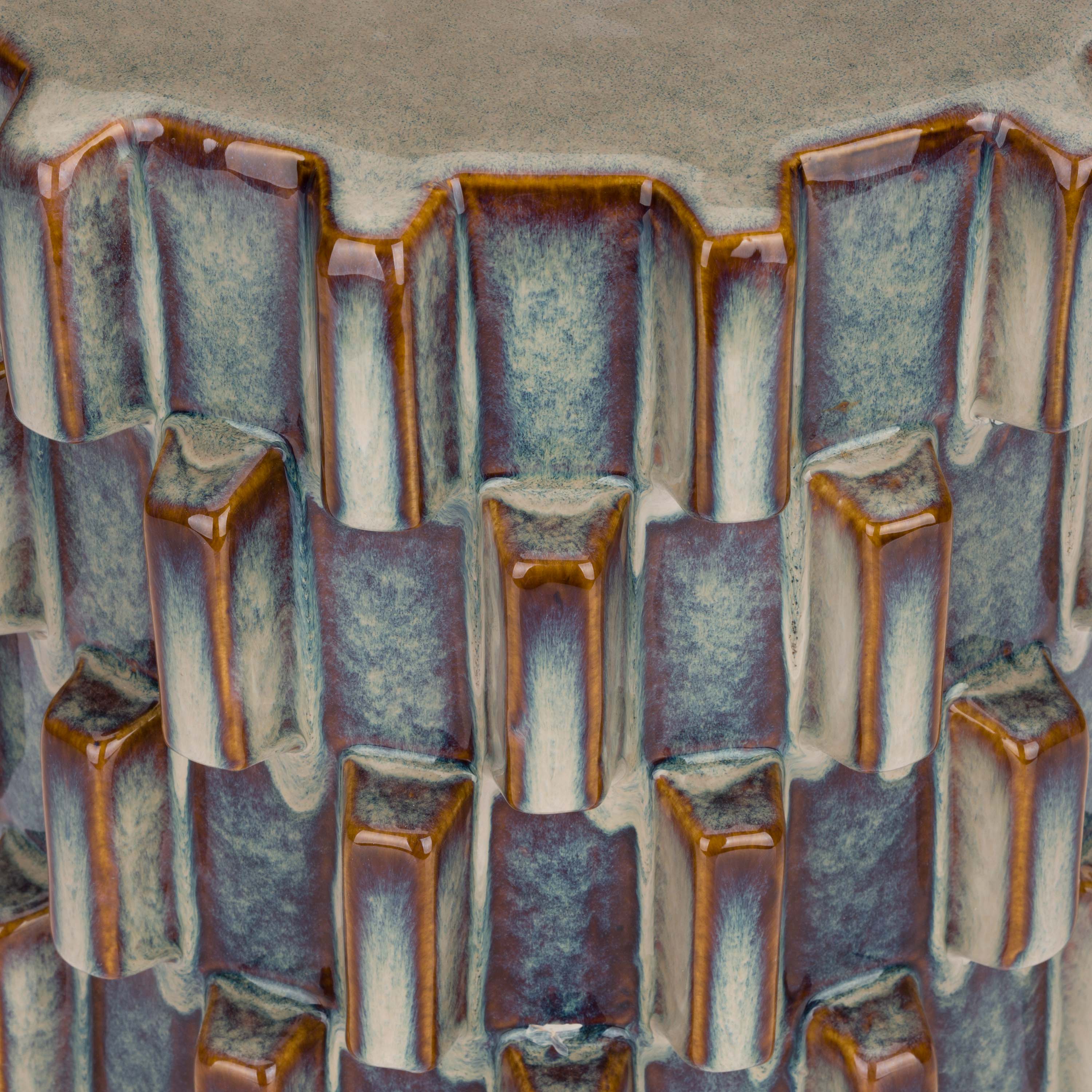 Agio Tavolino Basso Ingranaggi - Stoneware,35x35x31 cm