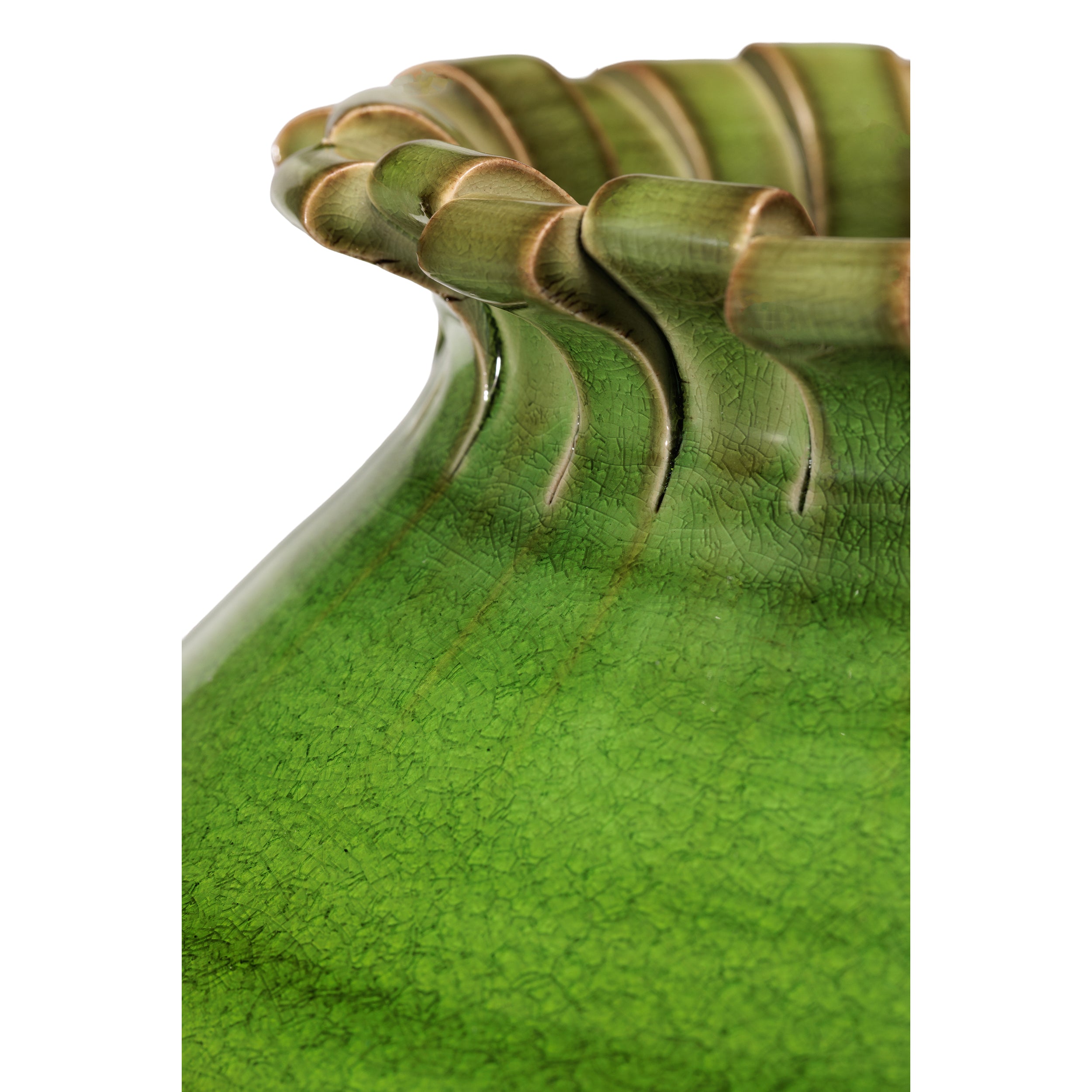 Sfrangiato Vaso L Verde - Terracotta,31x31x35 cm