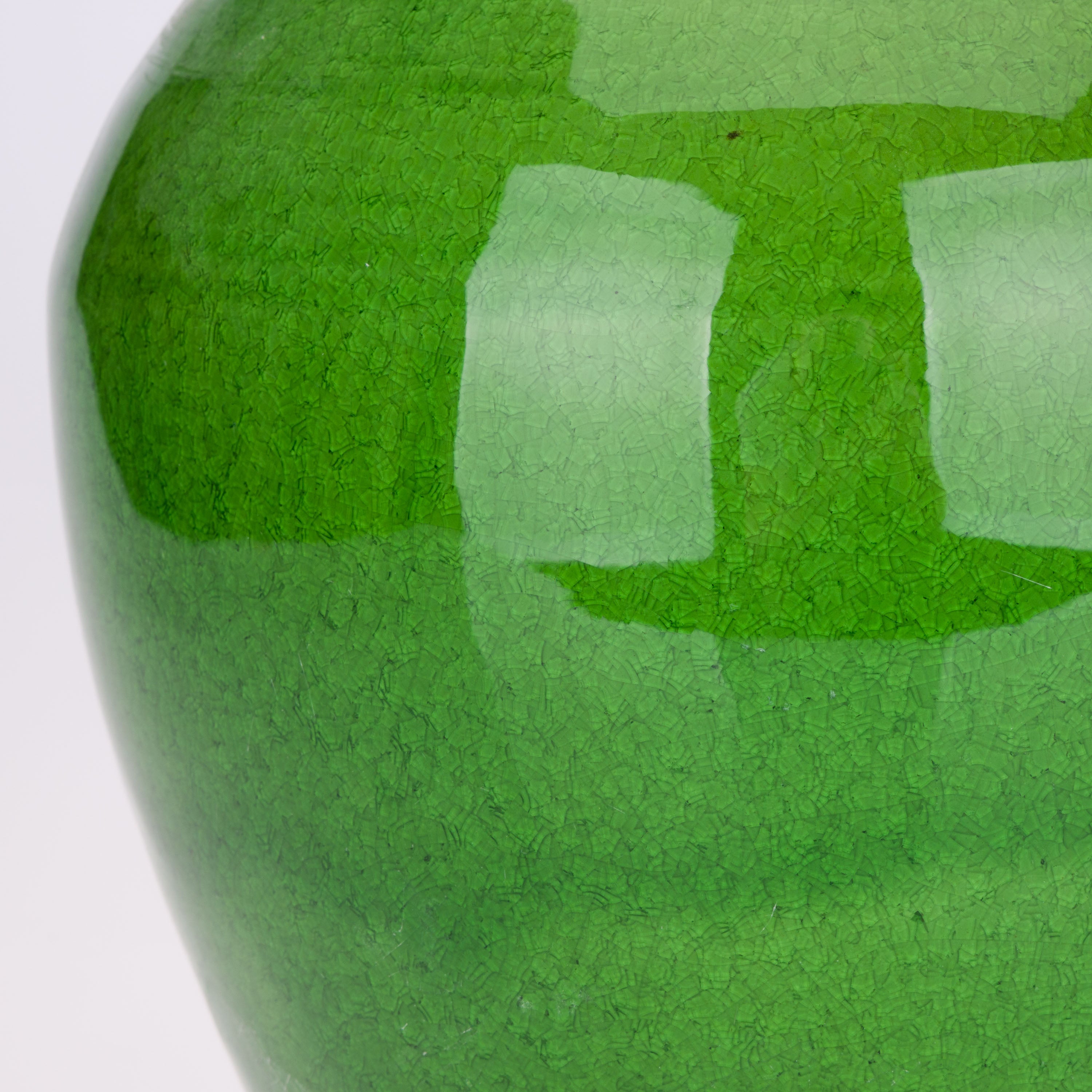 Sfrangiato Vaso M Verde - Terracotta, 19x19x23.5 cm