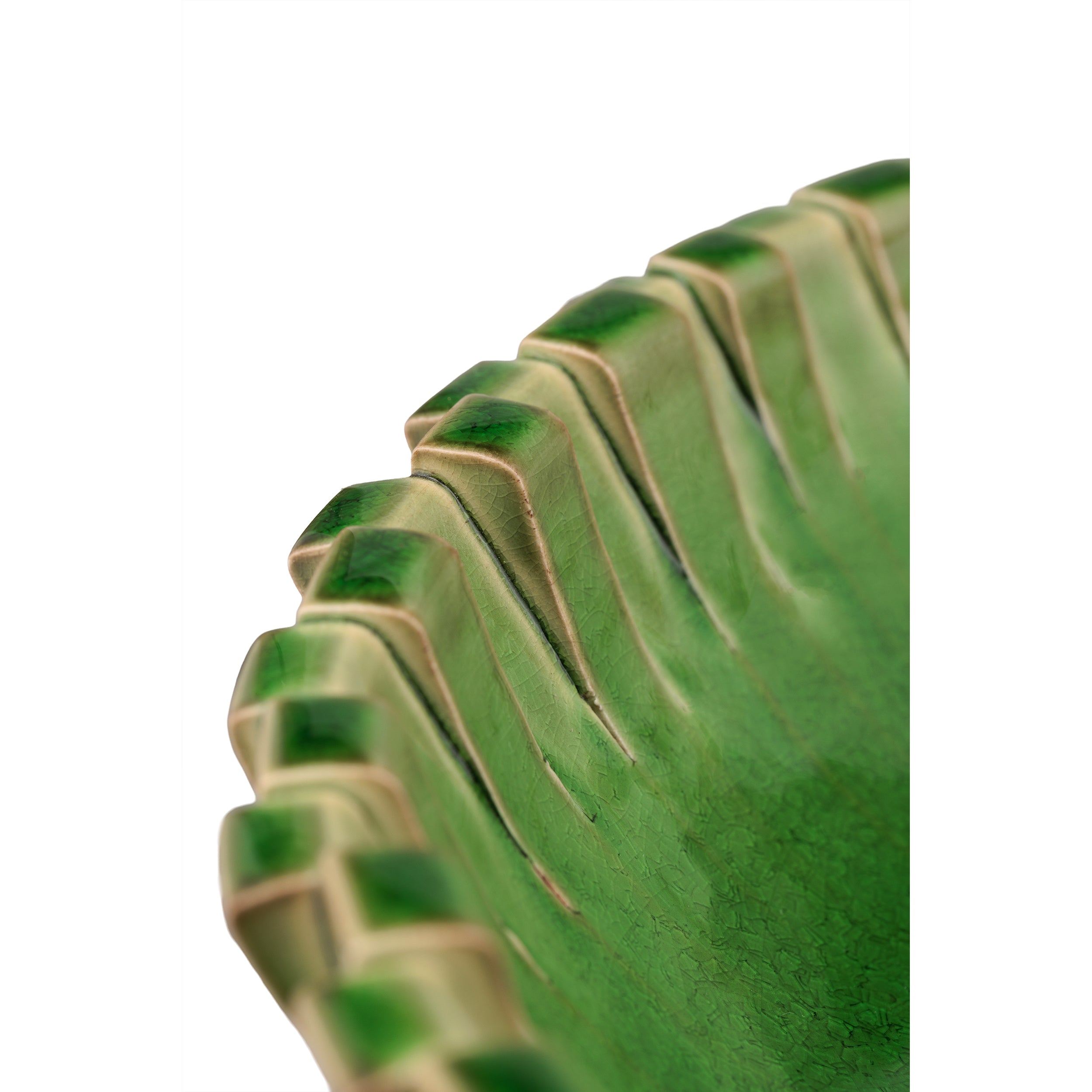 Sfrangiato Centrotav L Verde - Terracotta,40x40x7.5 cm