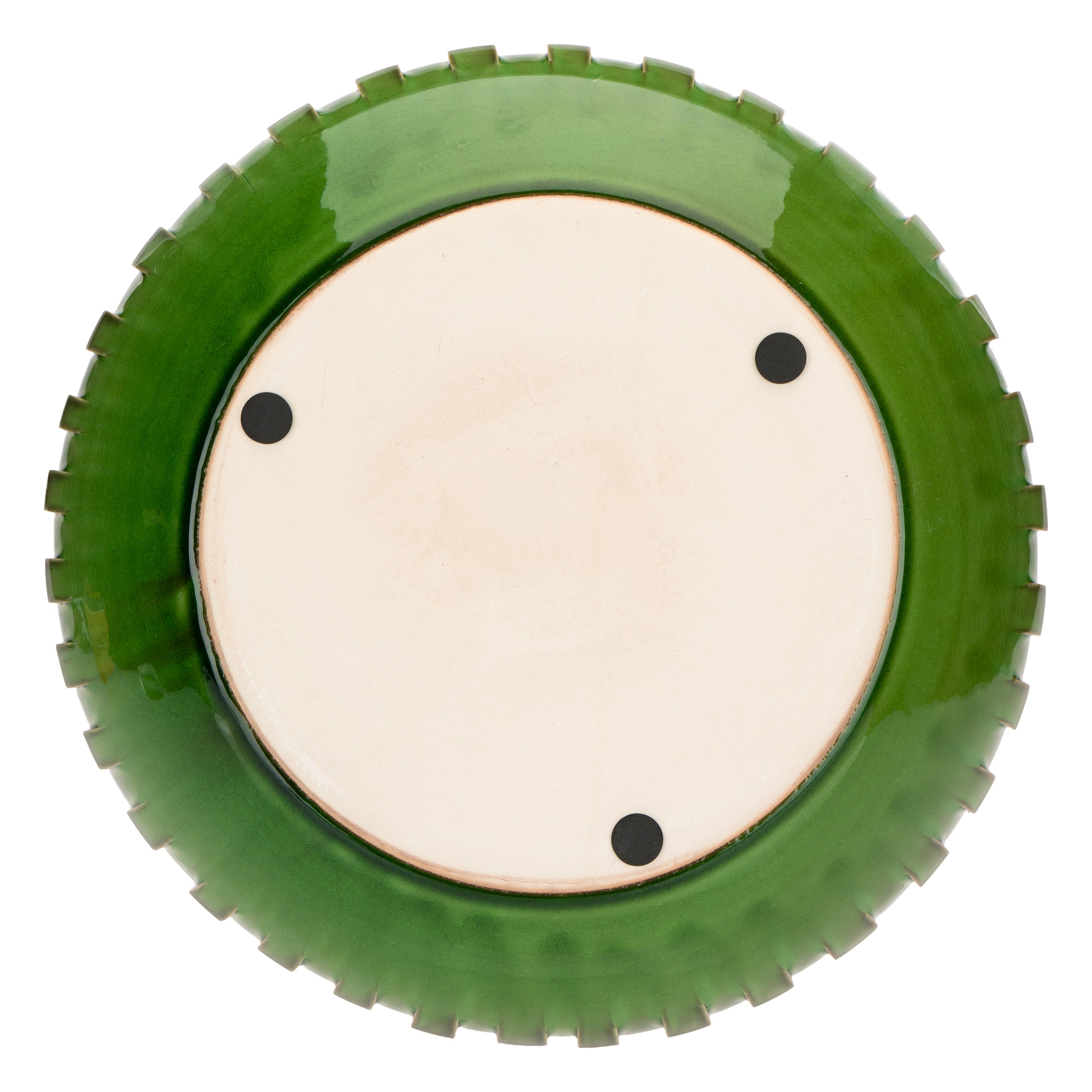 Sfrangiato Centrotav L Verde - Terracotta,40x40x7.5 cm