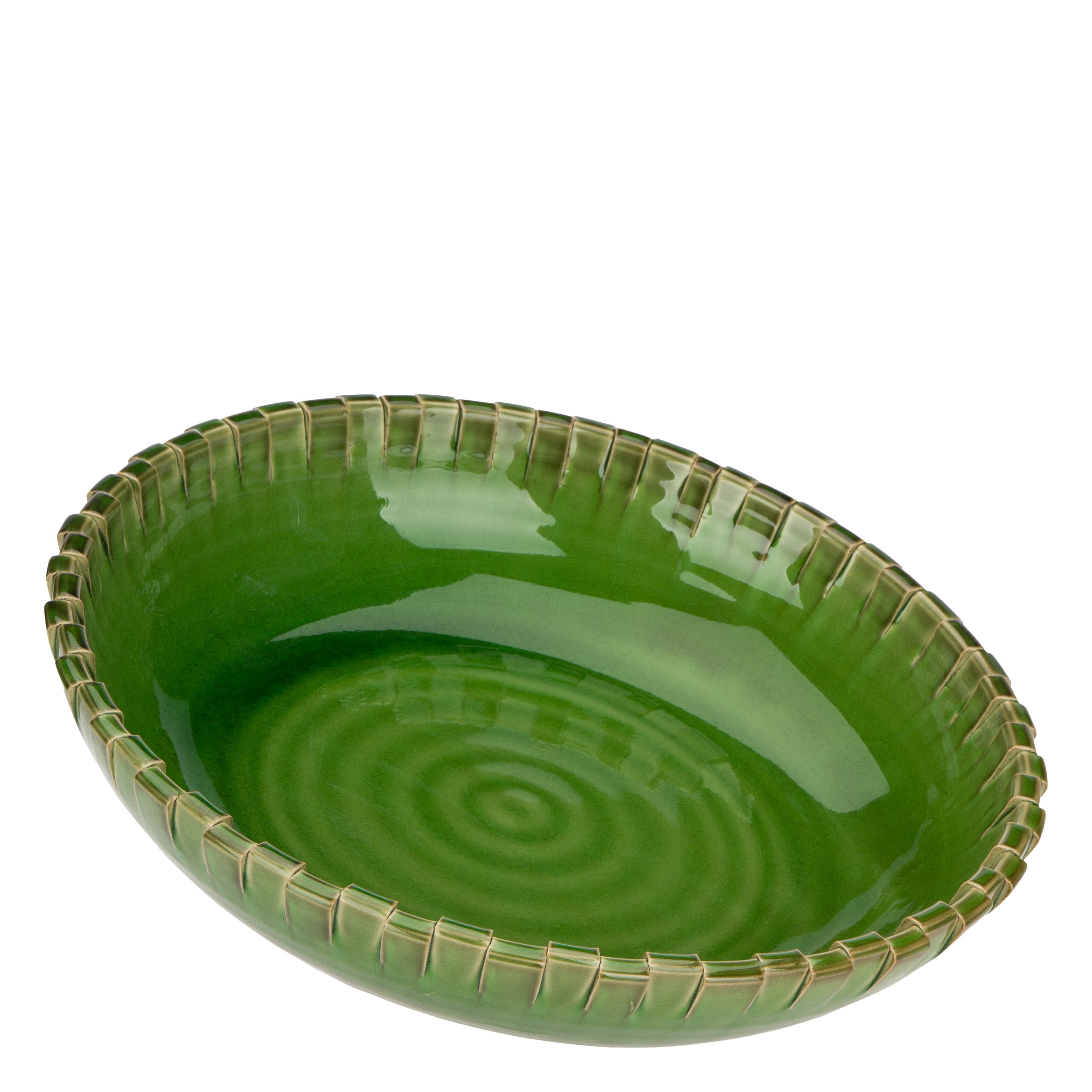 Sfrangiato Centrotav L Verde - Terracotta,40x40x7.5 cm