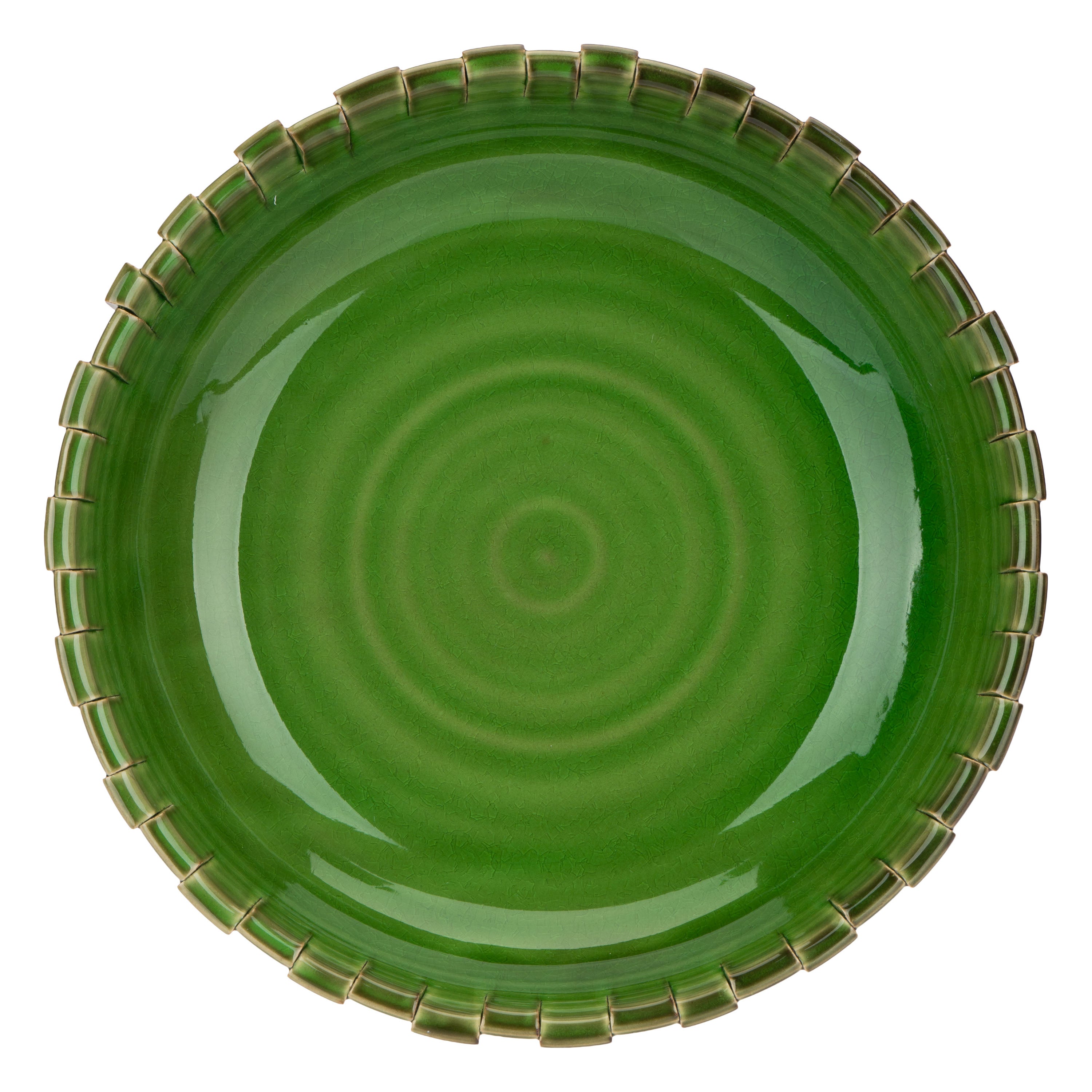 Sfrangiato Centrotav M Verde - Terracotta,31x31x6.5 cm