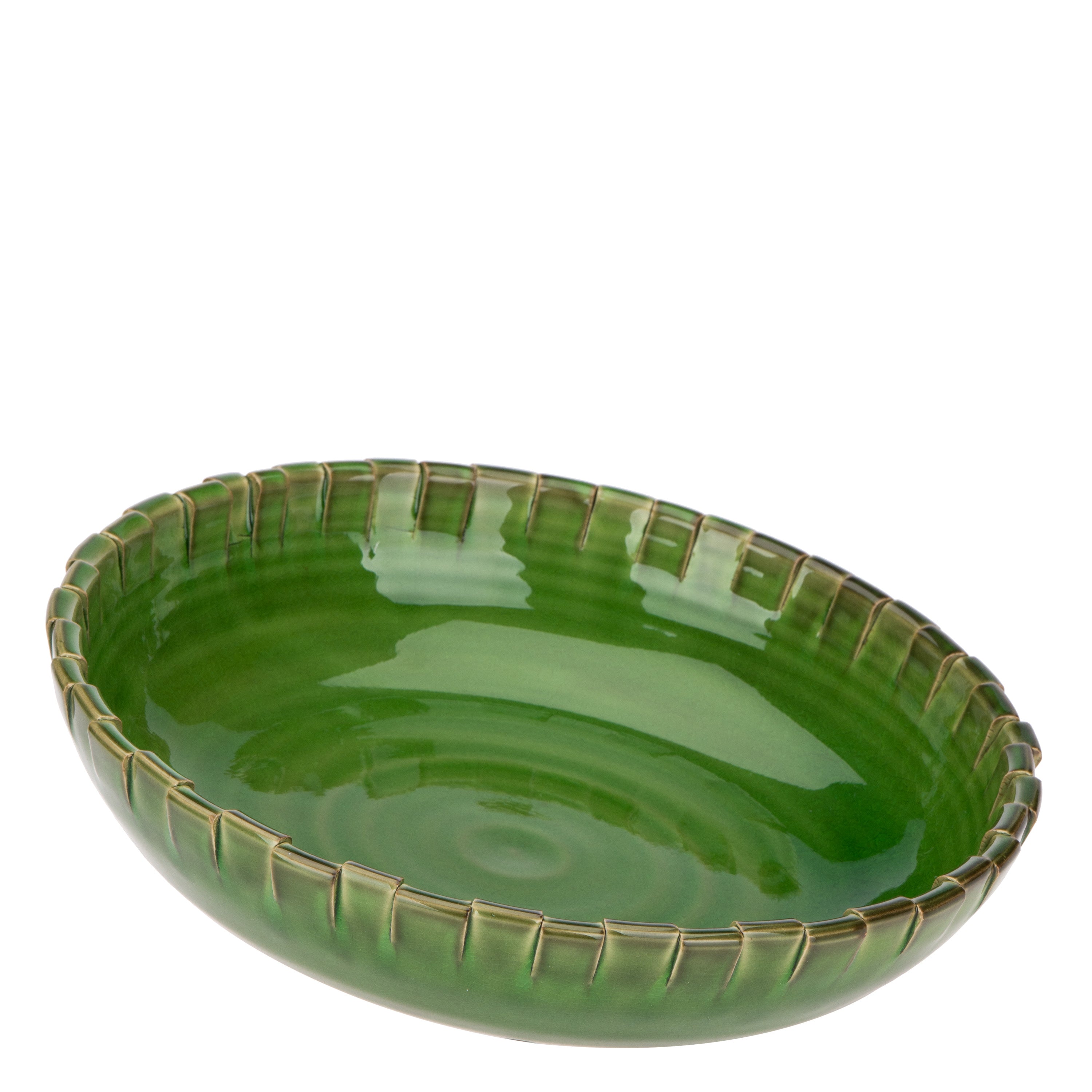 Sfrangiato Centrotav M Verde - Terracotta,31x31x6.5 cm