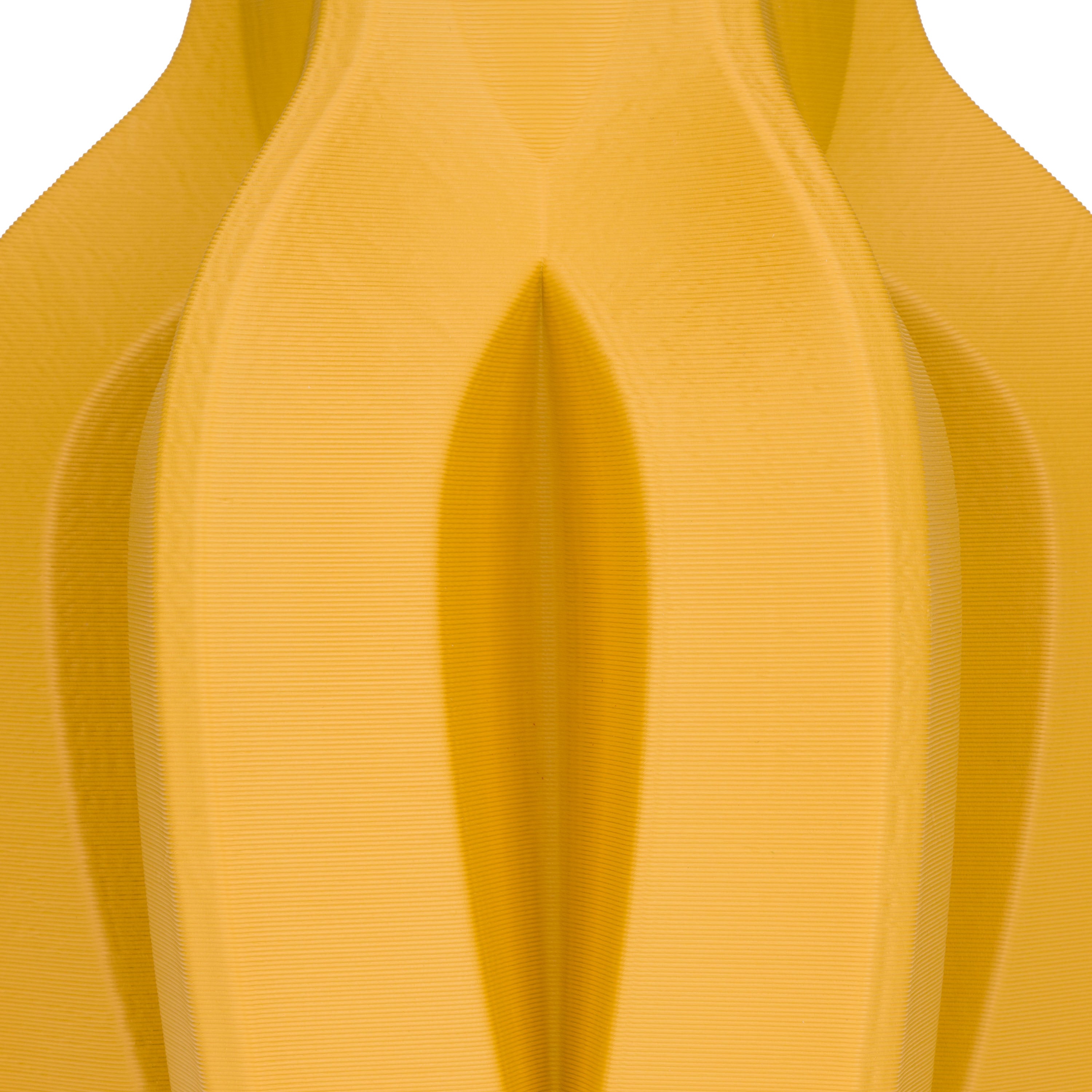 Atena Vaso 3D Alto Ocra - Ceramica, 24x21x4 cm