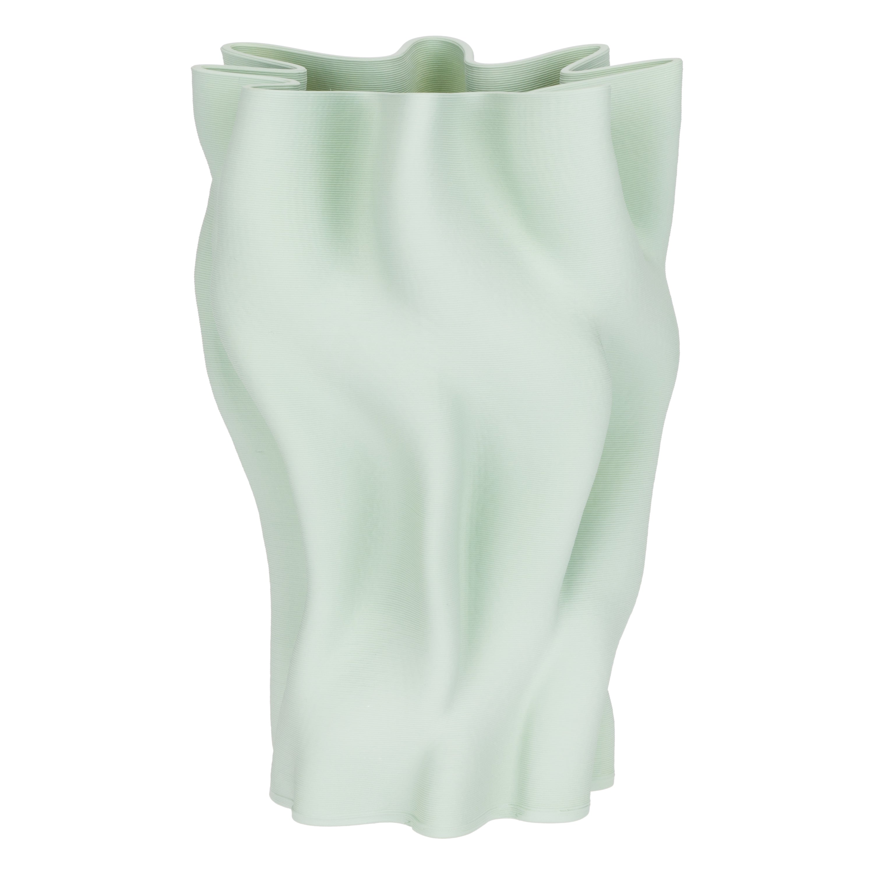 Nuvia Vaso 3D M Onde - Porcellana,20x10x41 cm