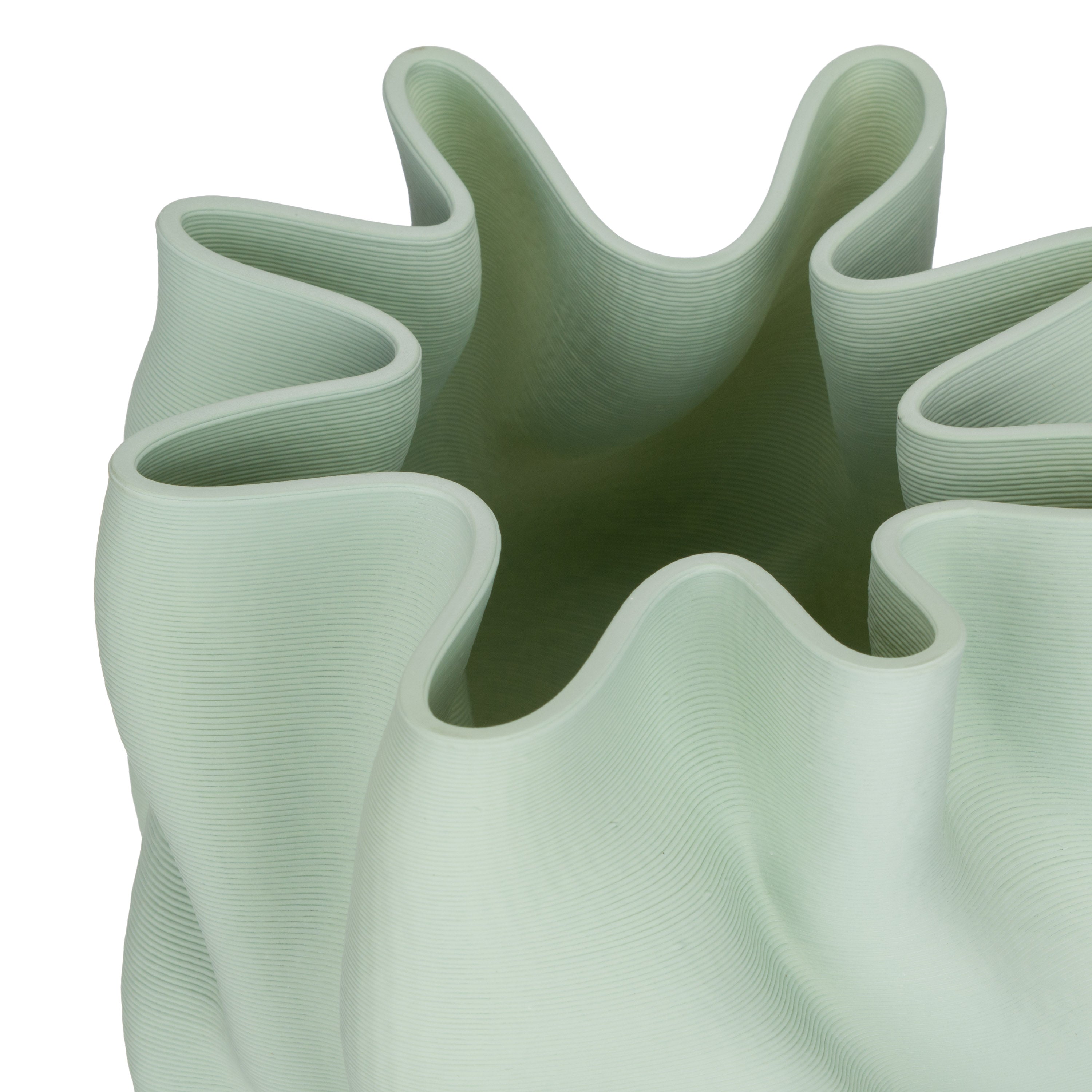 Nuvia Vaso 3D M Onde - Porcellana,20x10x41 cm