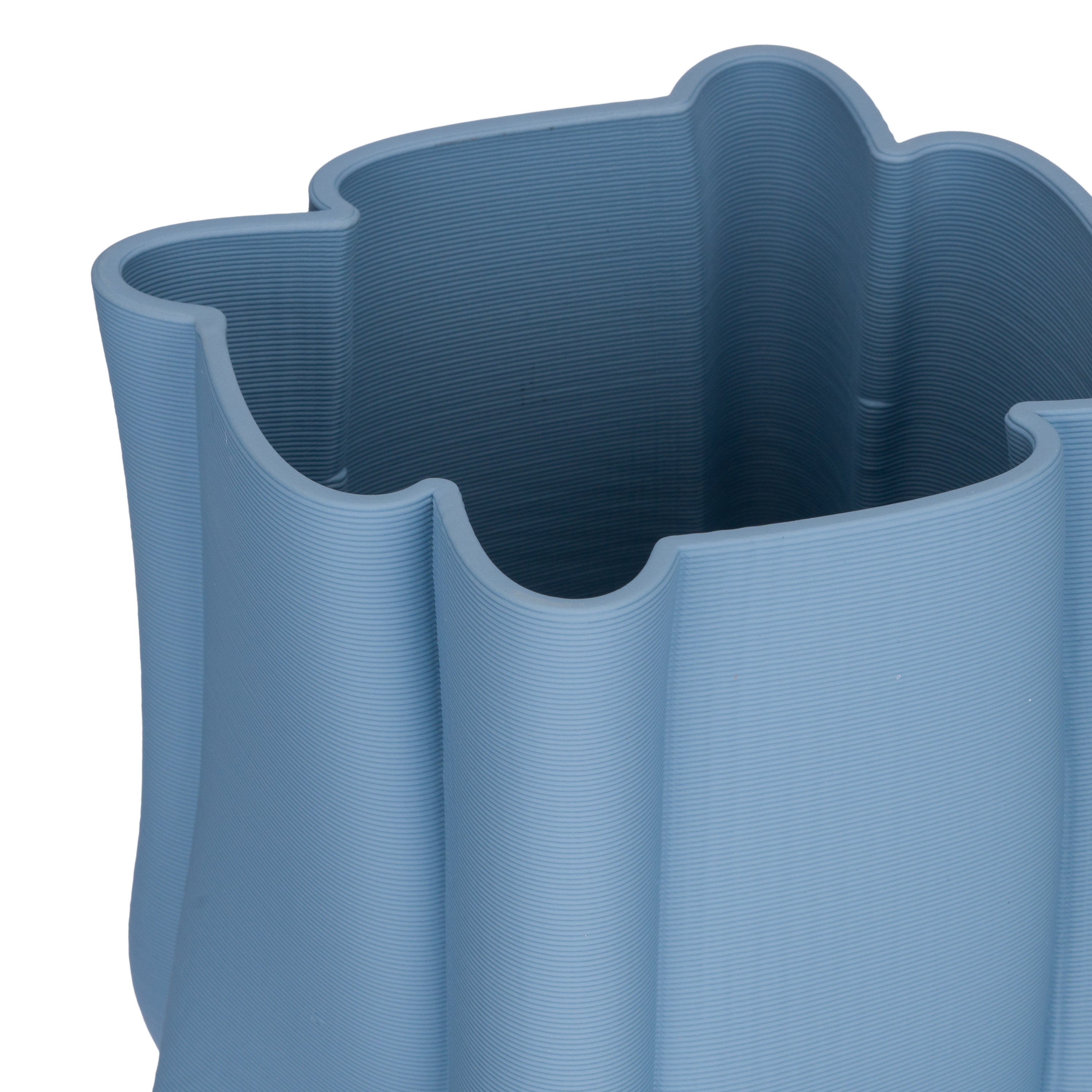 Nuvia Vaso 3D L Onde - Porcellana,20x10x41 cm