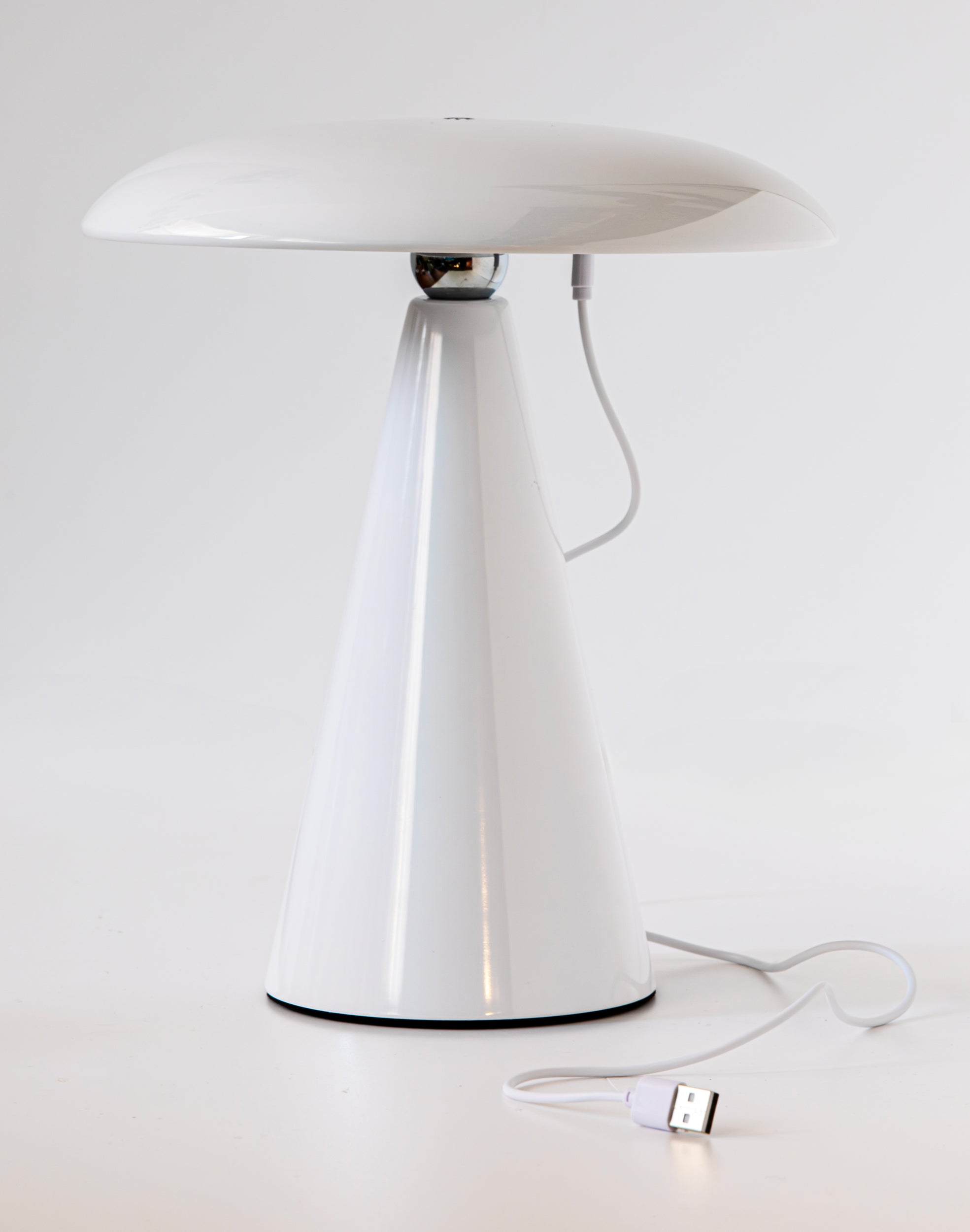 Lampada - Lucilla K99 Bianco  - Melamina, Ø23xh26 cm