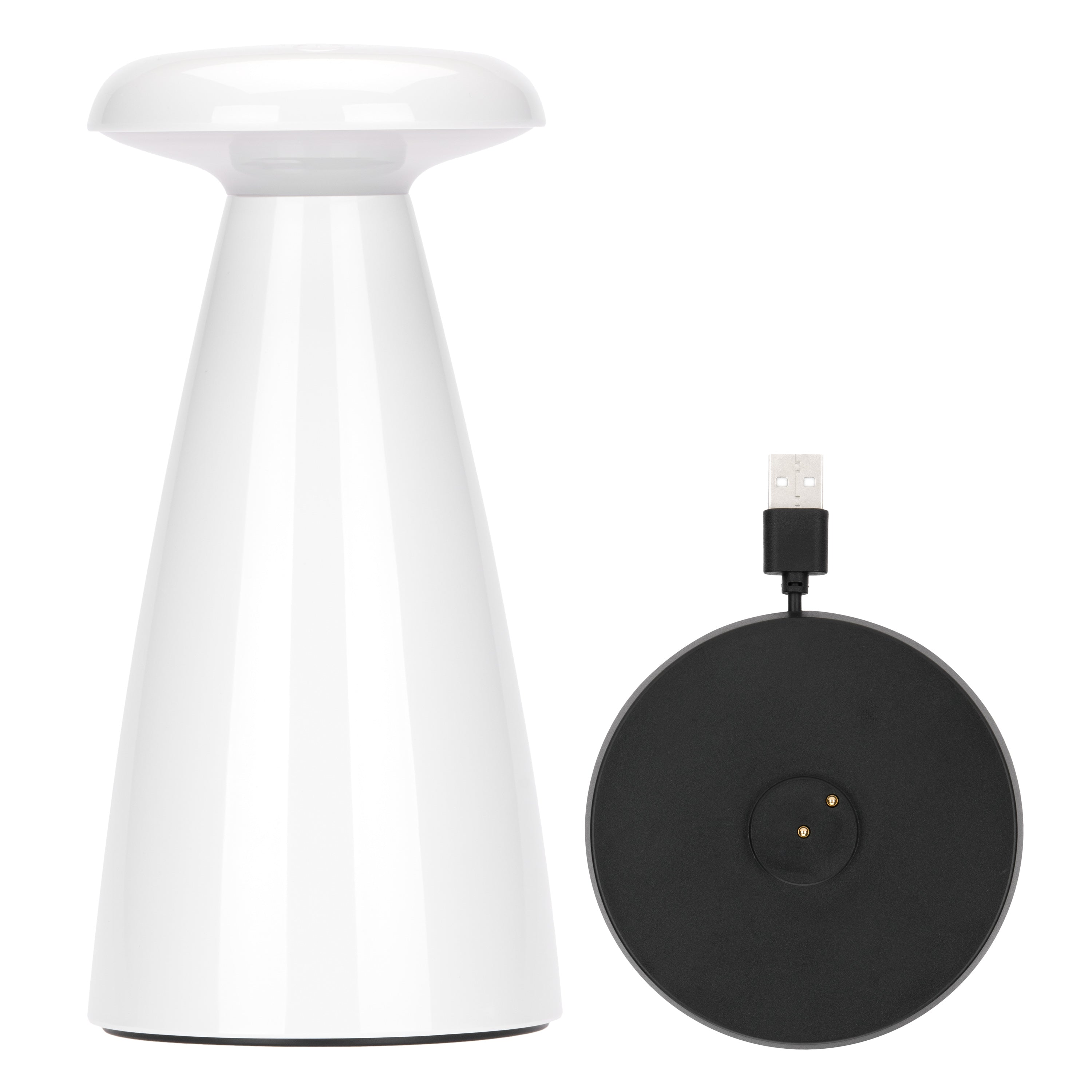 Lucilla F47 Bianco  - Melamina,Ø10x21 cm