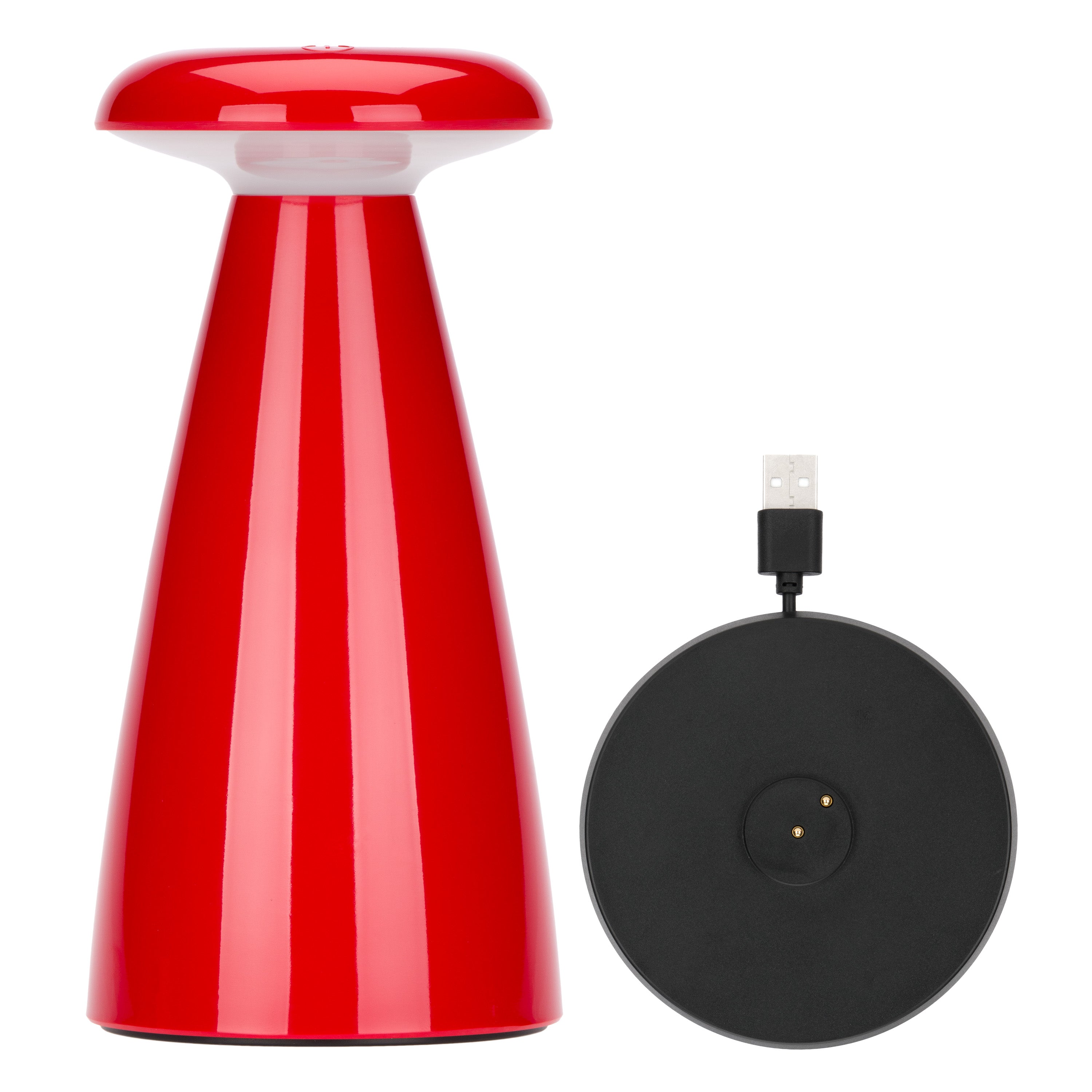 Lampada - Lucilla F47 Rosso - Melamina, Ø10x21 cm