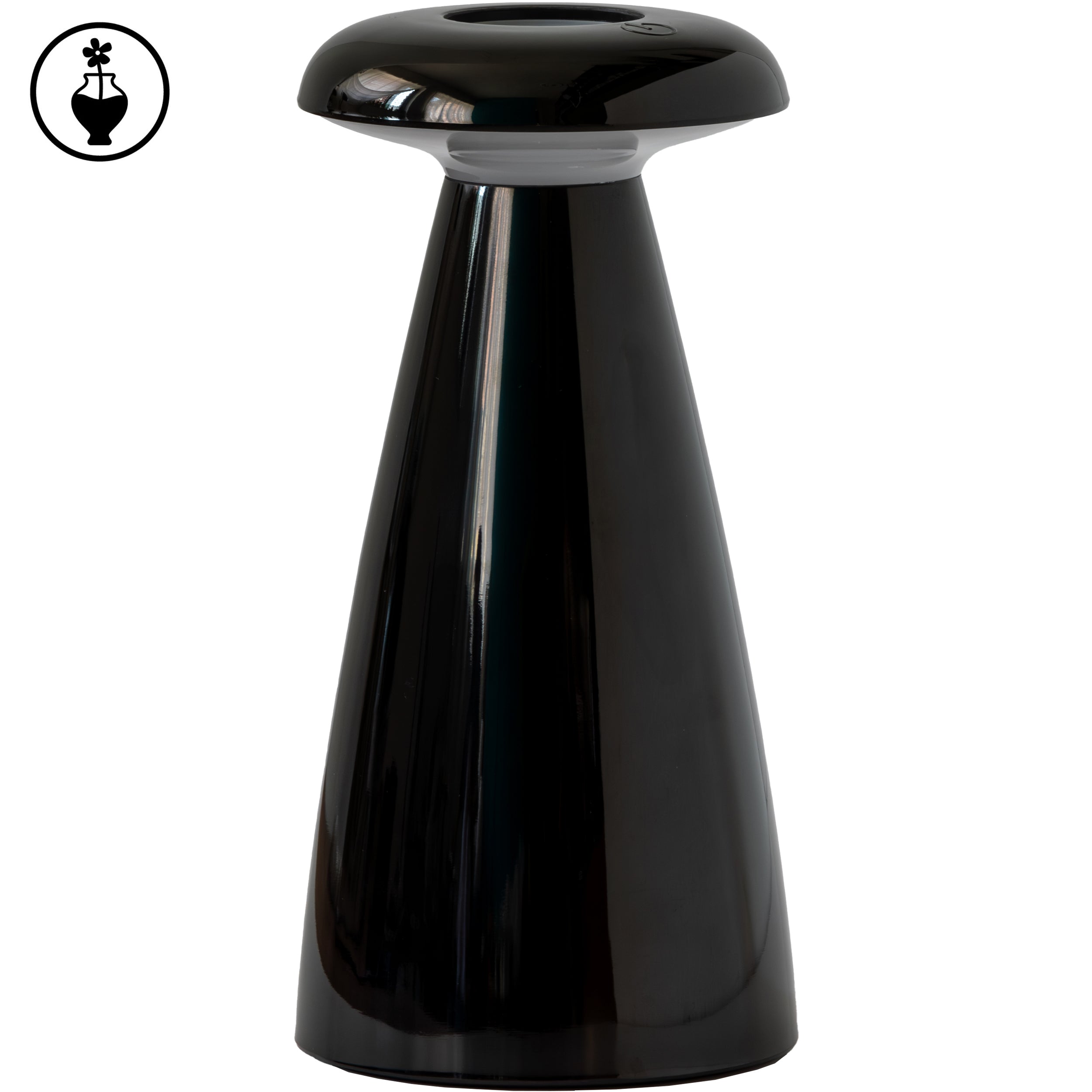 Lampada - Lucilla F47 Nero - Melamina, Ø10x21 cm