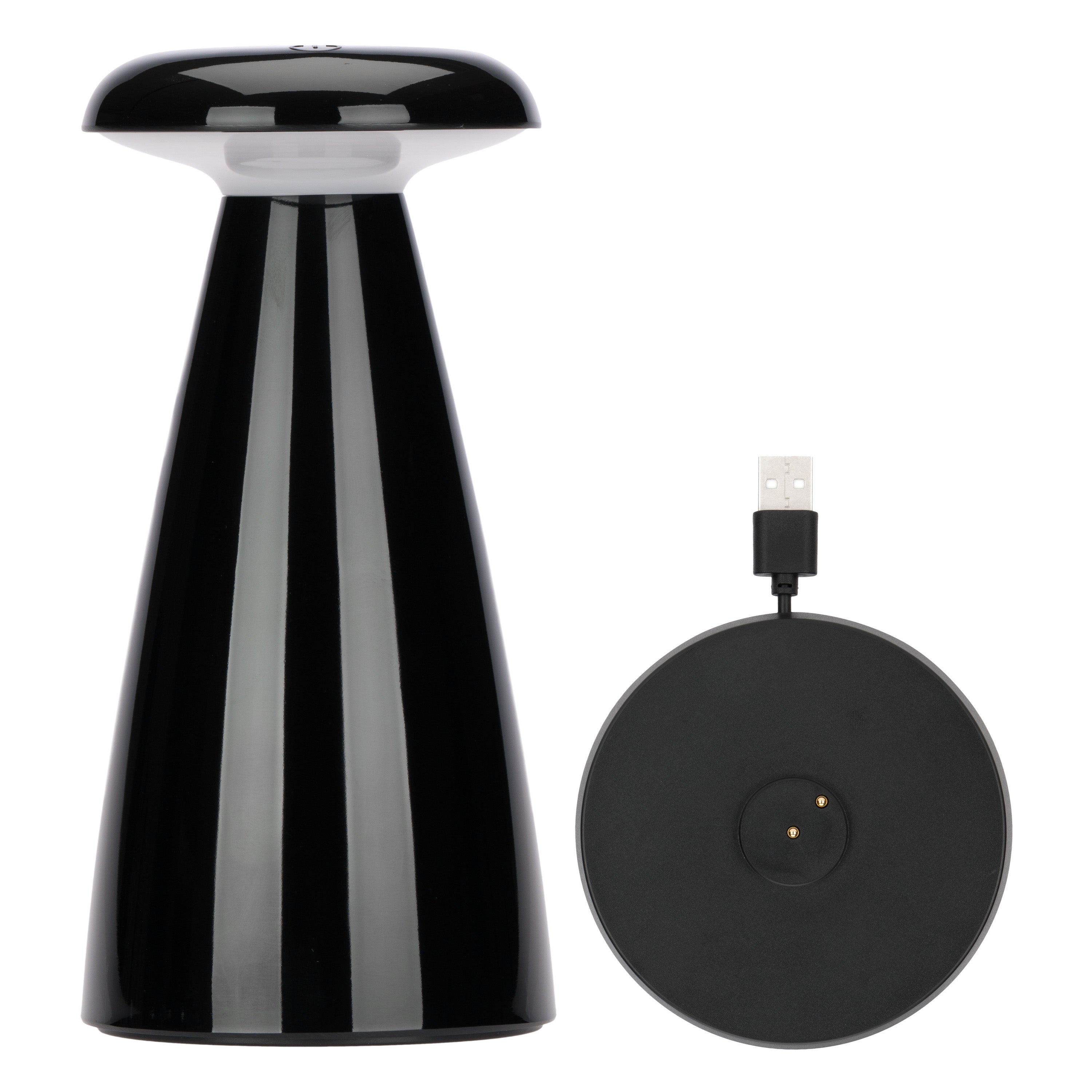 Lampada - Lucilla F47 Nero - Melamina, Ø10x21 cm