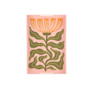 Florigrafia Vassoio Rosa M - Metallo,27x39x4.5 cm