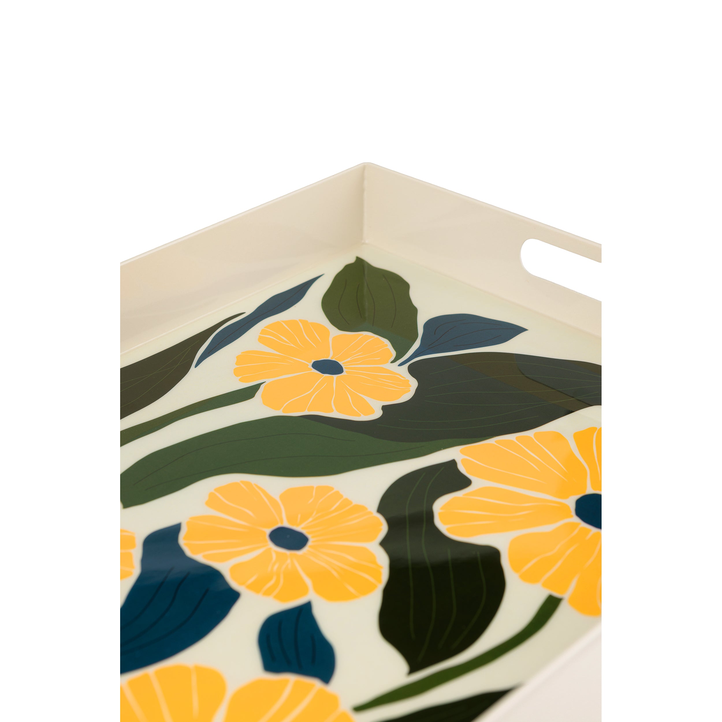 Florigrafia Vassoio Avorio L - Metallo,3x46x5 cm