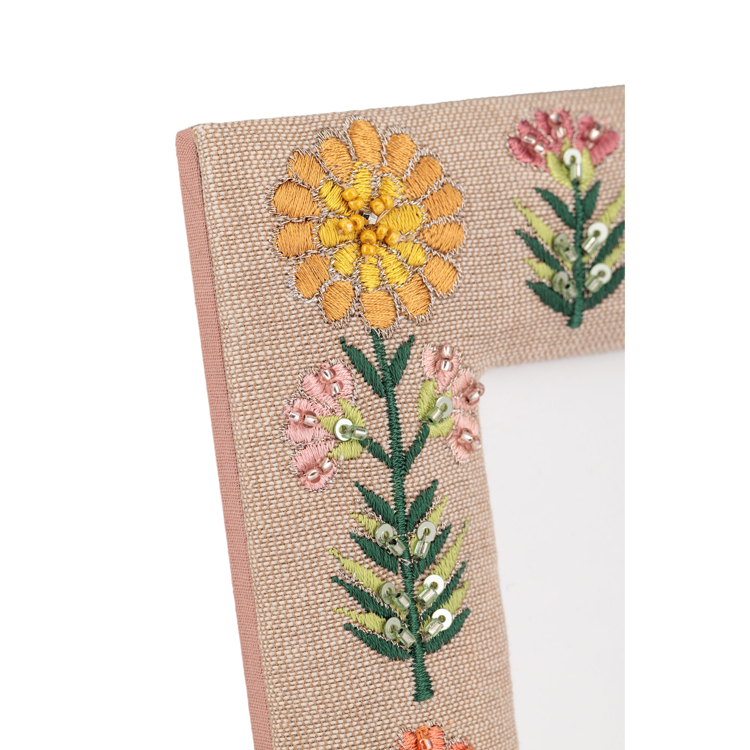 Set da 2 - Amoricamo Portafoto Beige 13X18 - Tessuto,13x18x2 cm