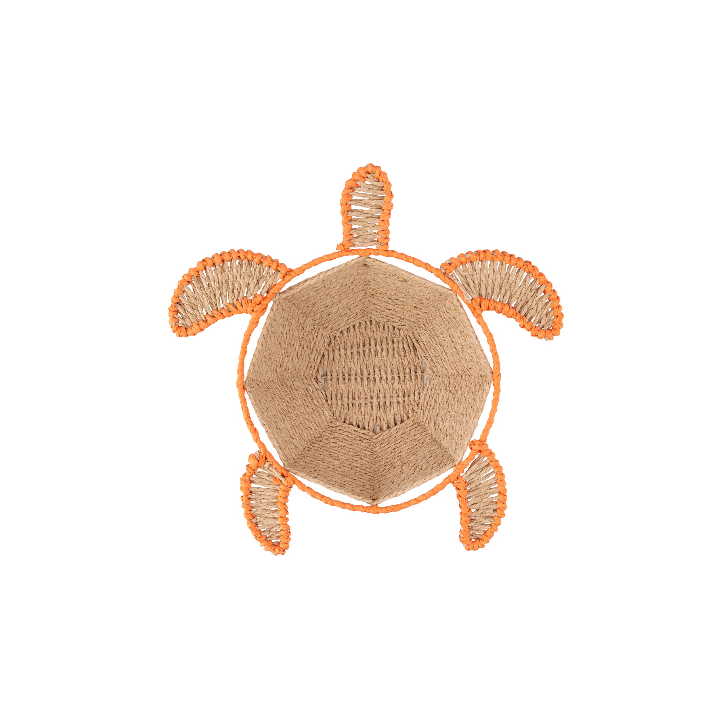 Incarta Cesto Tartaruga - Ferro e Carta,L35xØ36xh10 cm