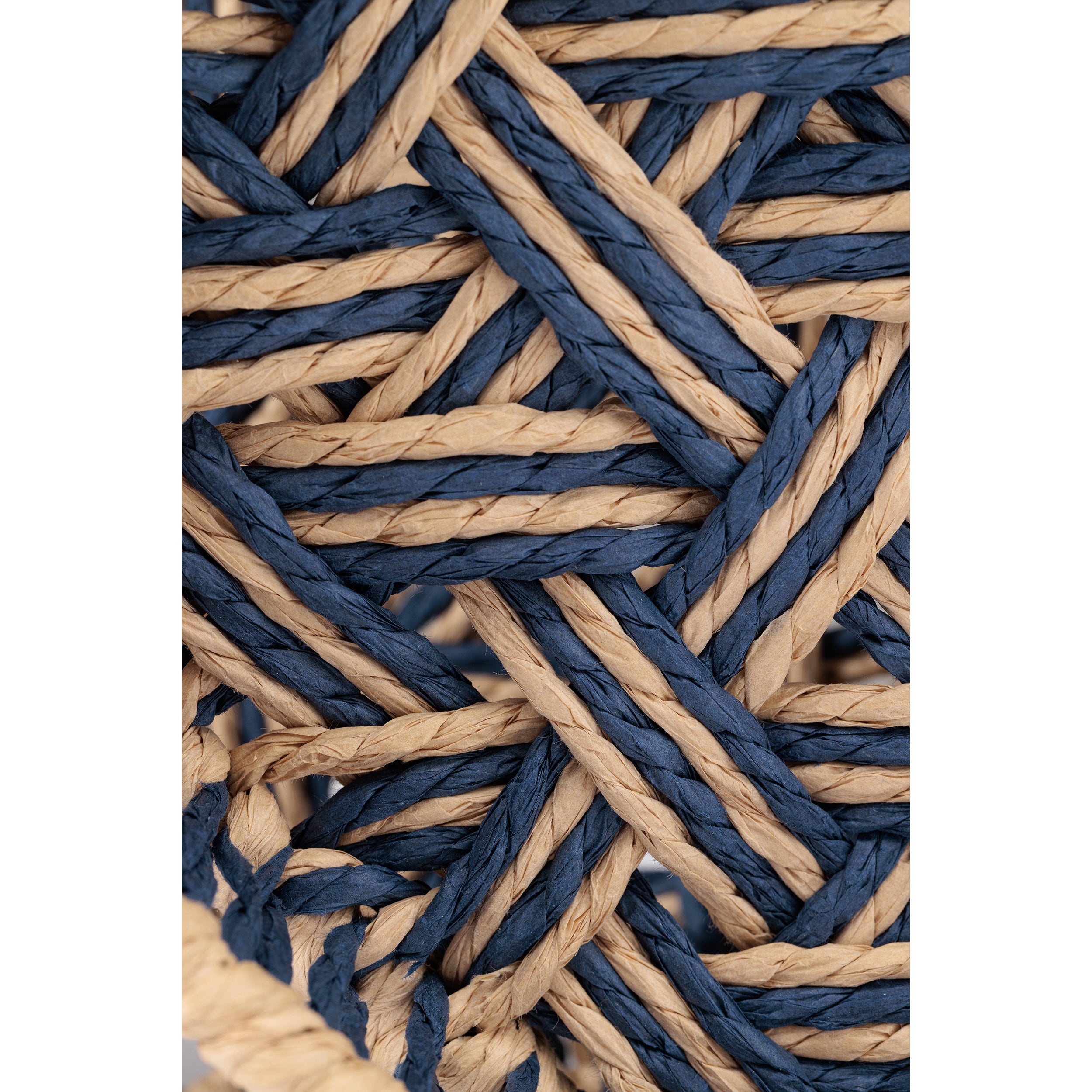 Incarta Set Vassoi Ottagono Blu - Ferro e Carta,L: L30xØ30xh7 cm
S: L26xØ26xh6 cm