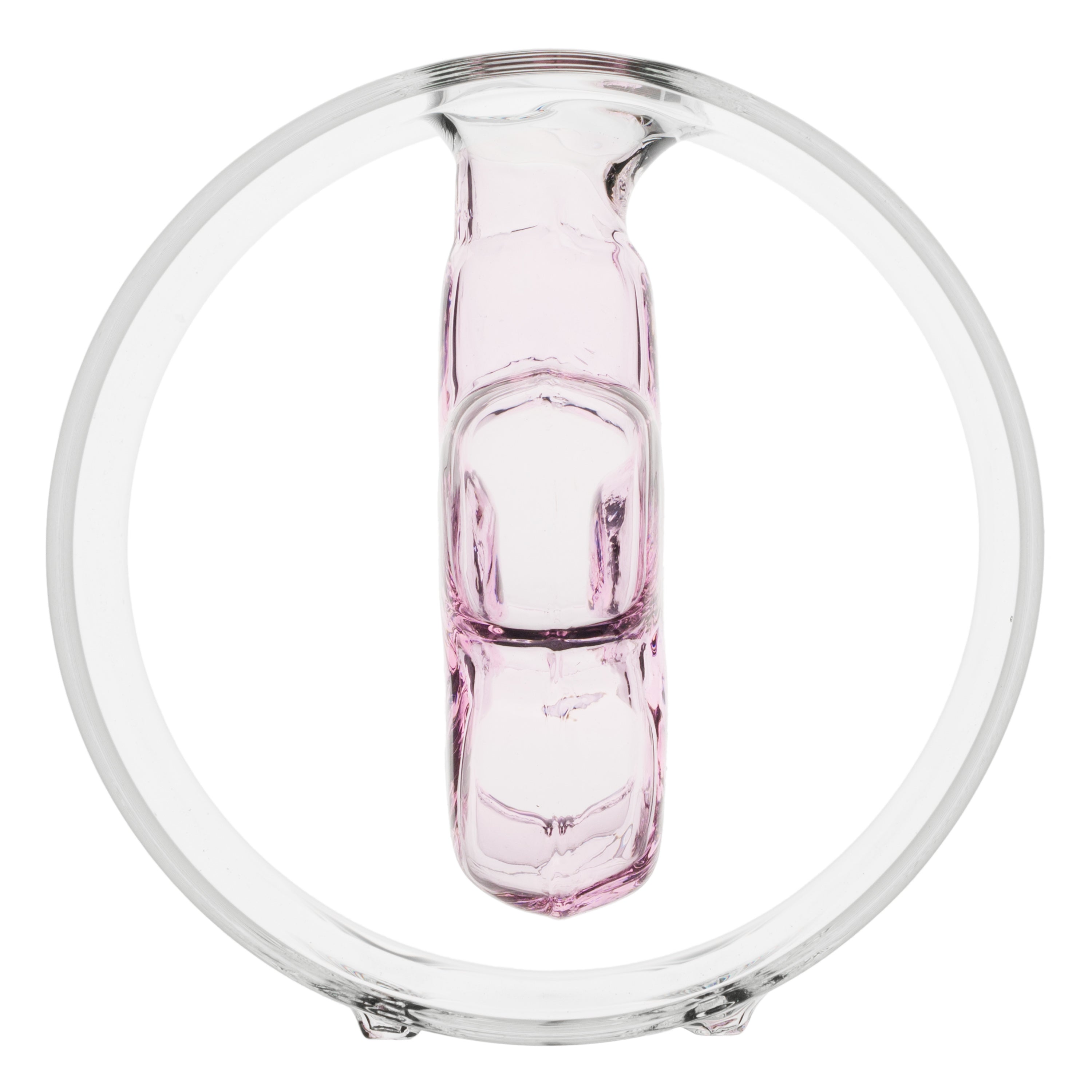 Set da 3 - Infiore Cilindro Rosa - Borosilicato,10X10X10.5 cm