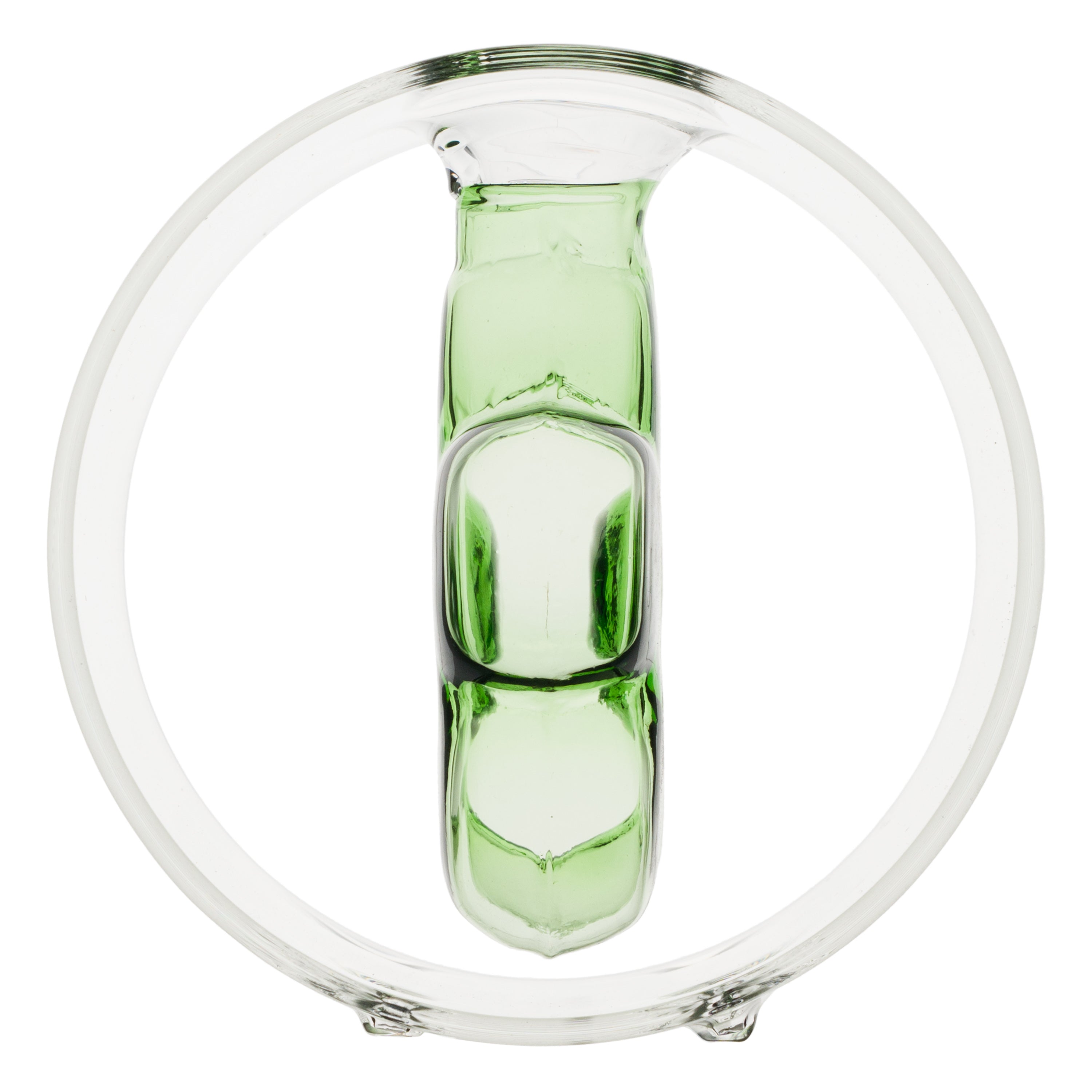 Set da 3 - Infiore Cilindro Verde - Borosilicato,10X10X10.5 cm